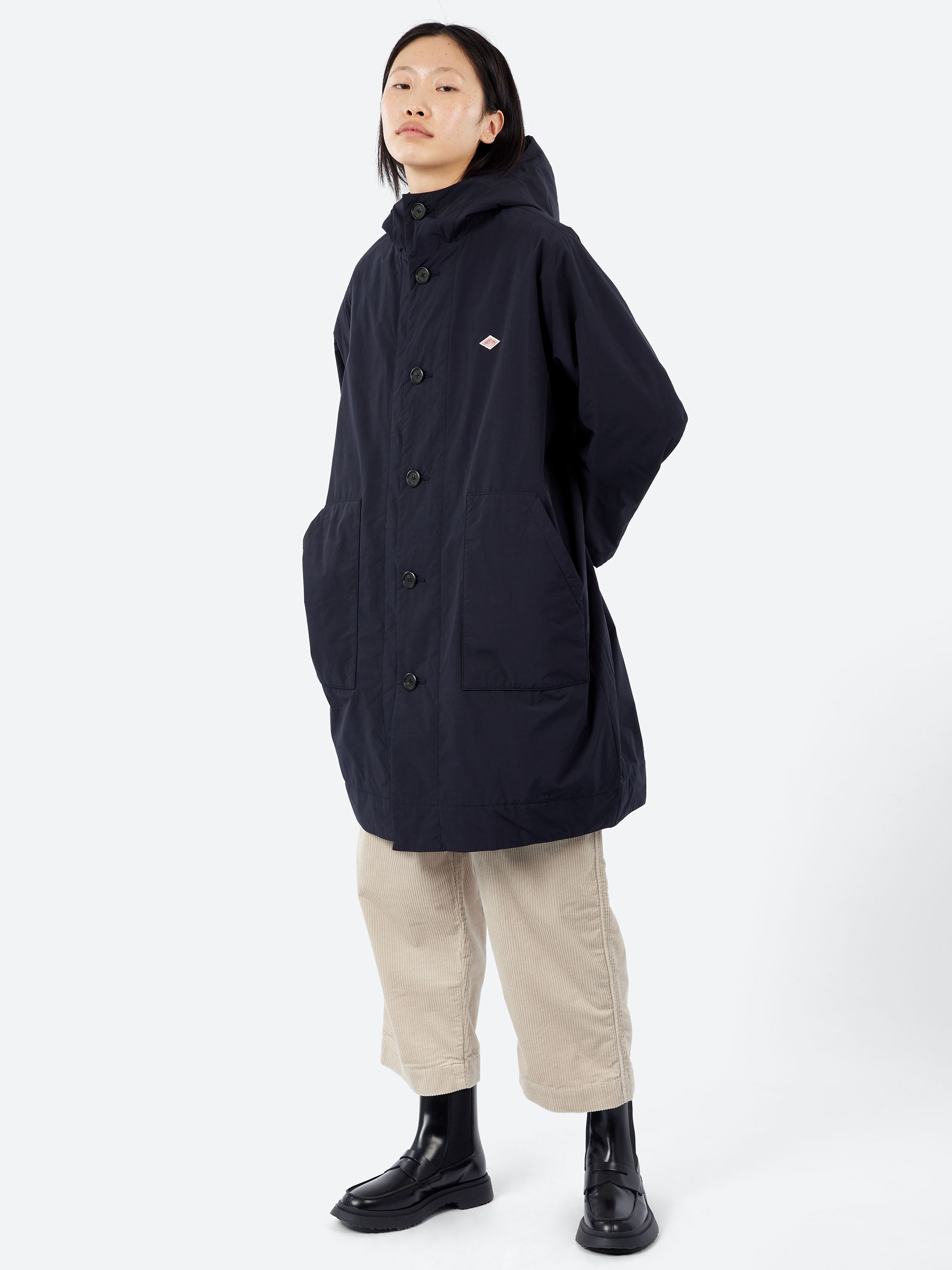 Wool Like Insulation Hooded Coat