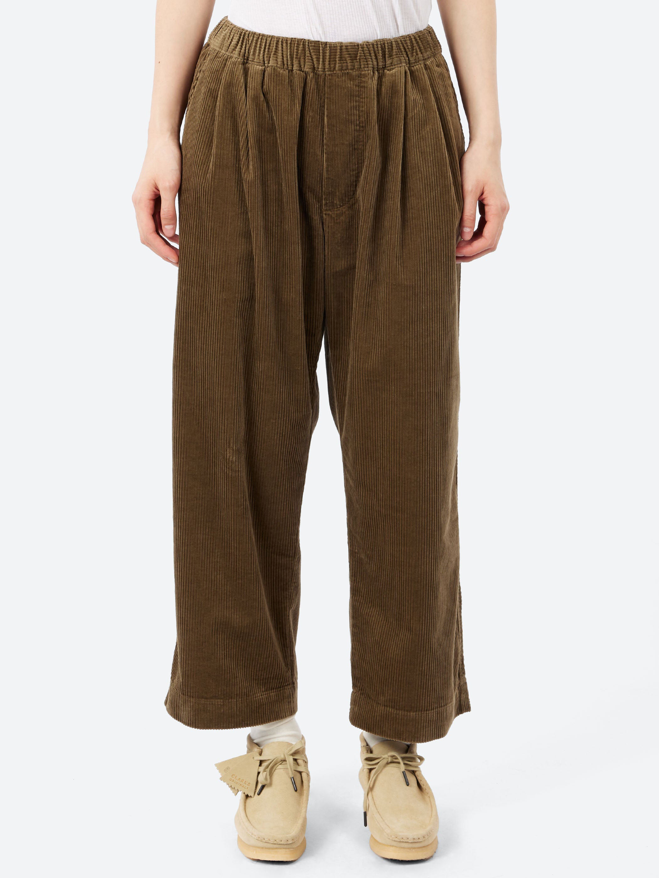 Corduroy 2Tuck Easy Pants
