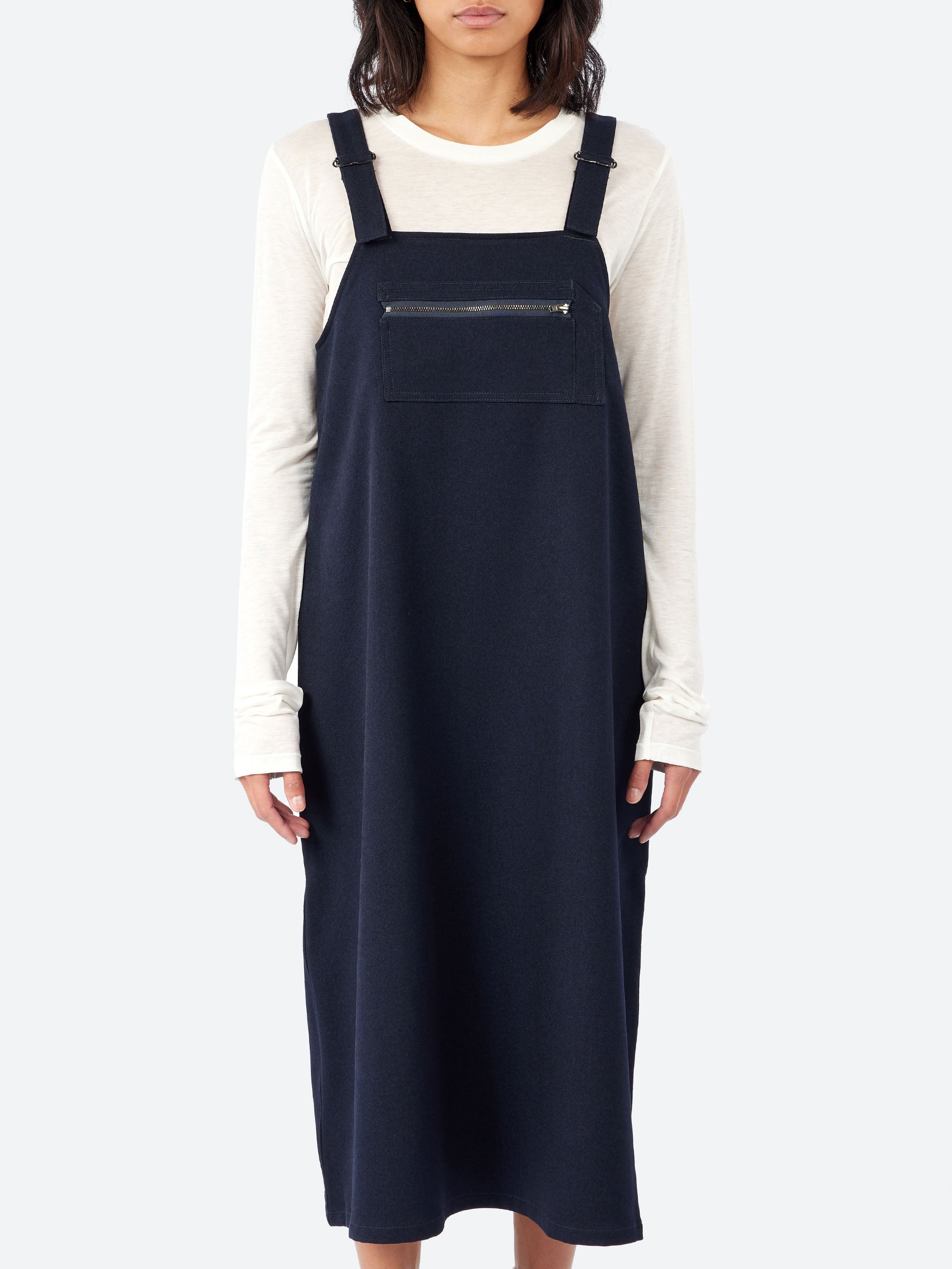 Polyester Flannel Overalls Skirt