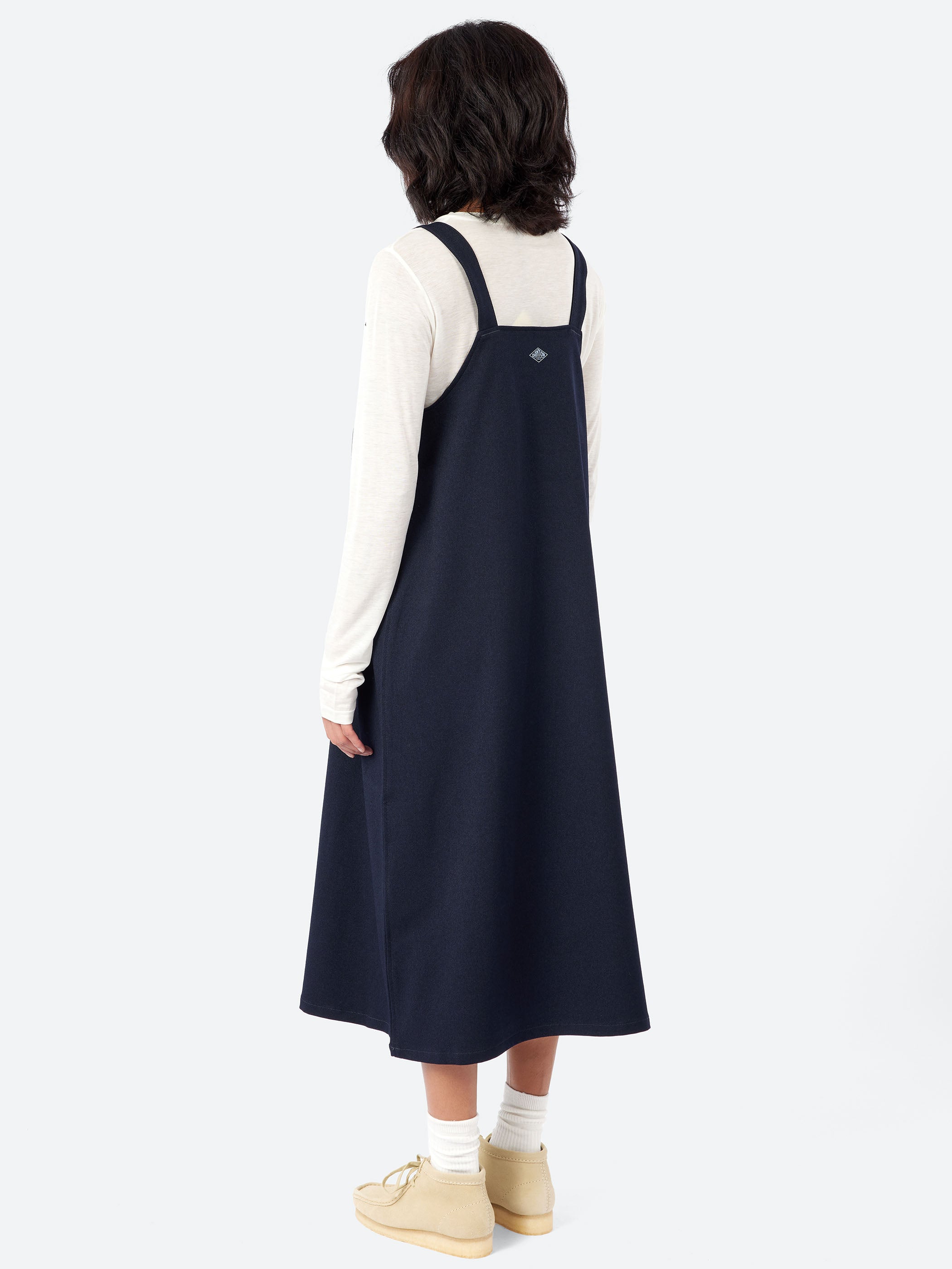 Polyester Flannel Overalls Skirt