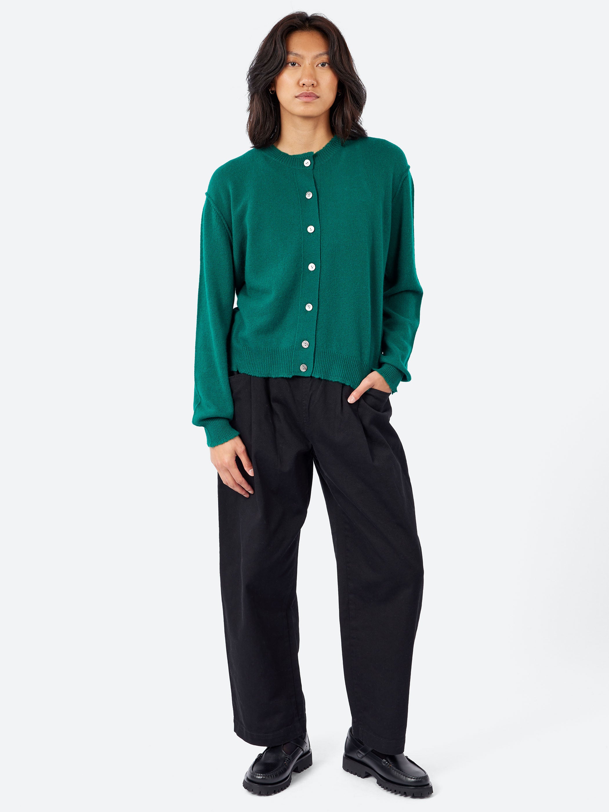 Heavy Twill Two Tuck Easy Pants