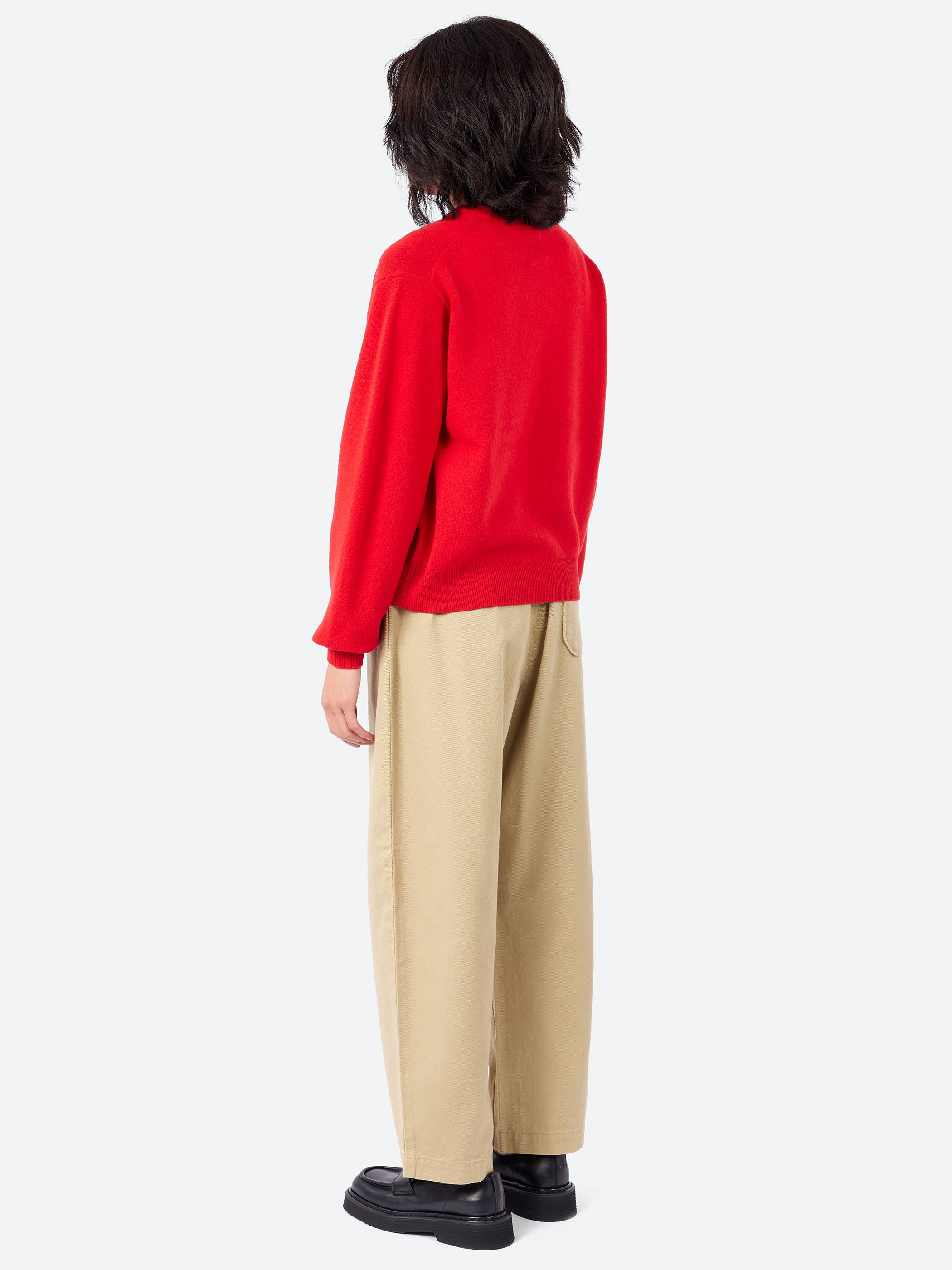 Women's Lambswool Crew Neck Knit Pullover