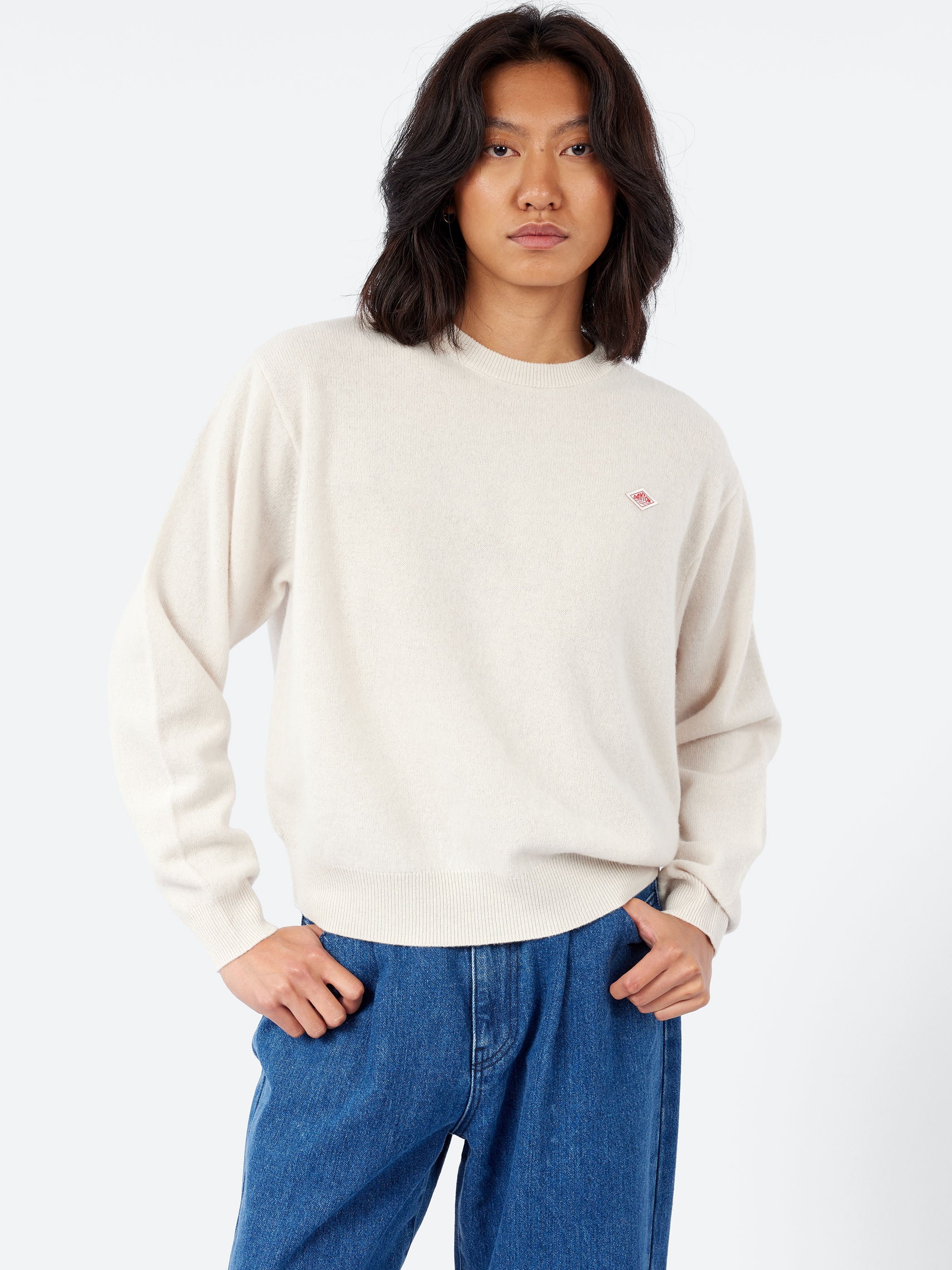 Women's Lambswool Crew Neck Knit Pullover