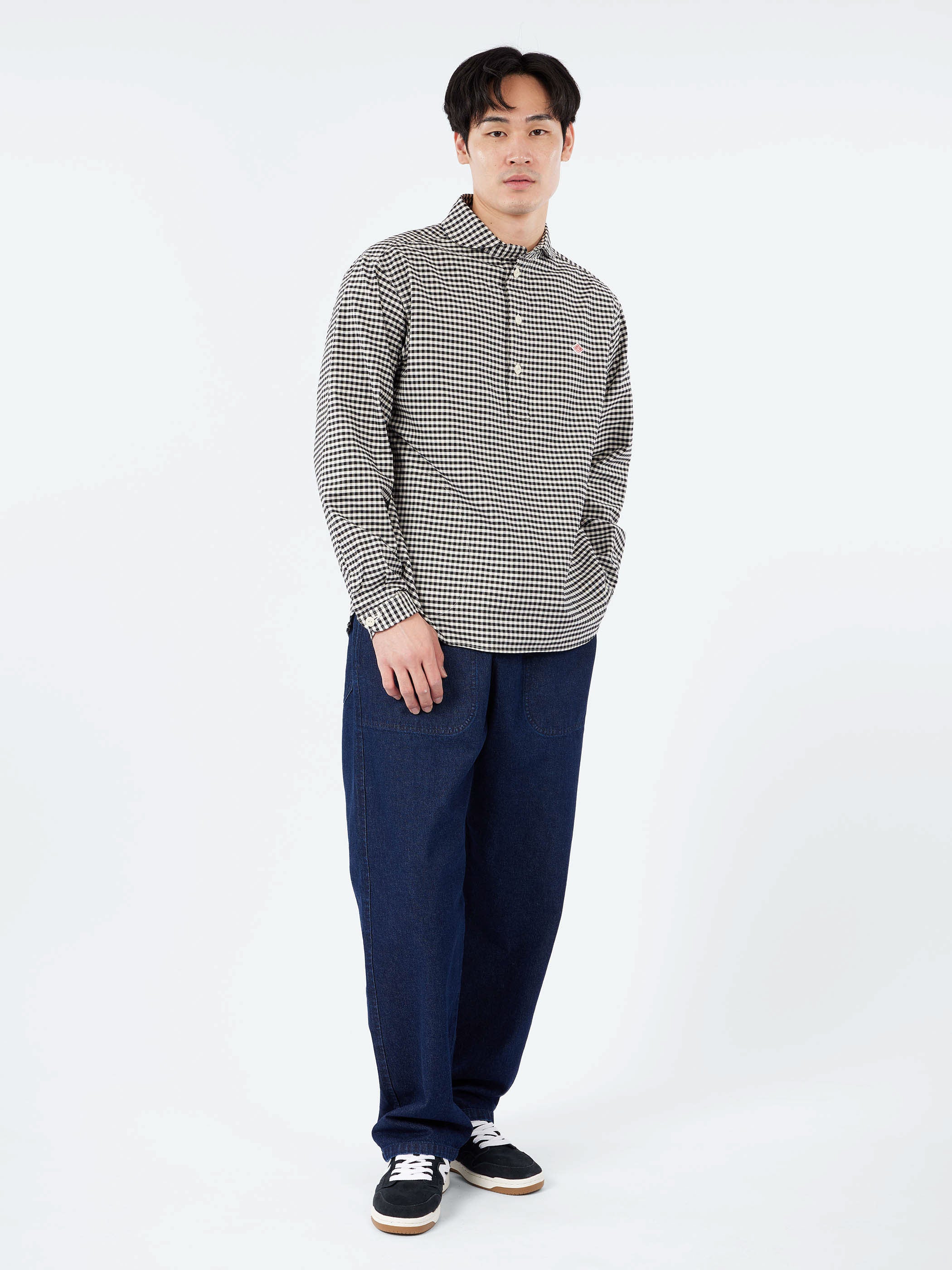 Oxford Round Collar Pullover Shirt