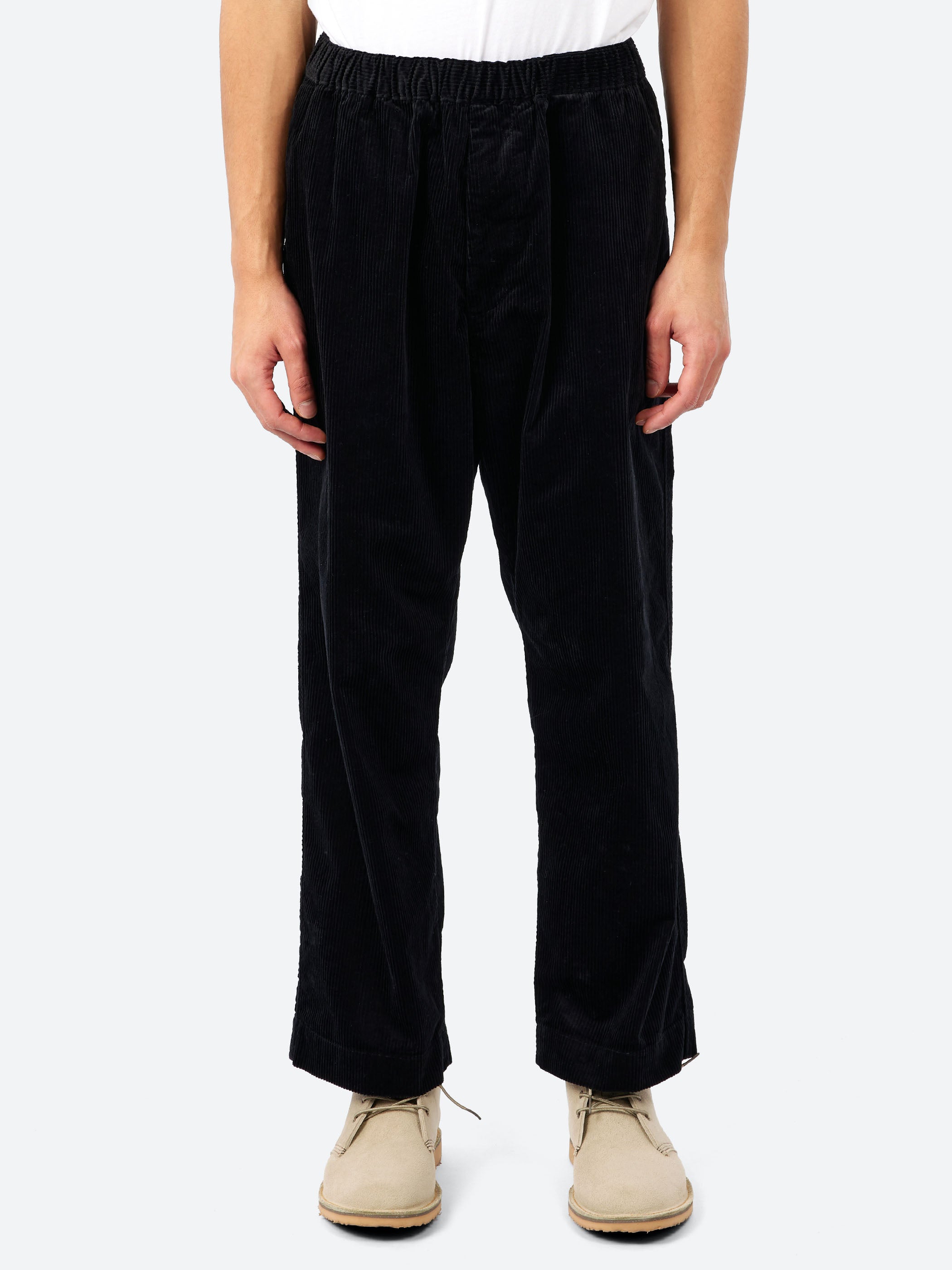 Corduroy Straight Silhouette Easy Pants