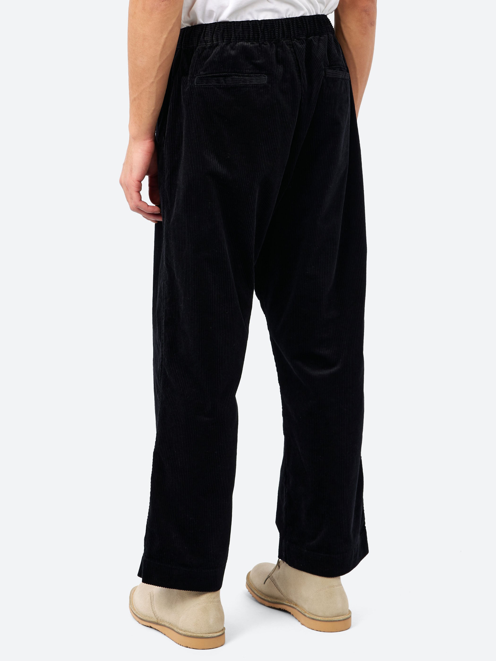 Corduroy Straight Silhouette Easy Pants