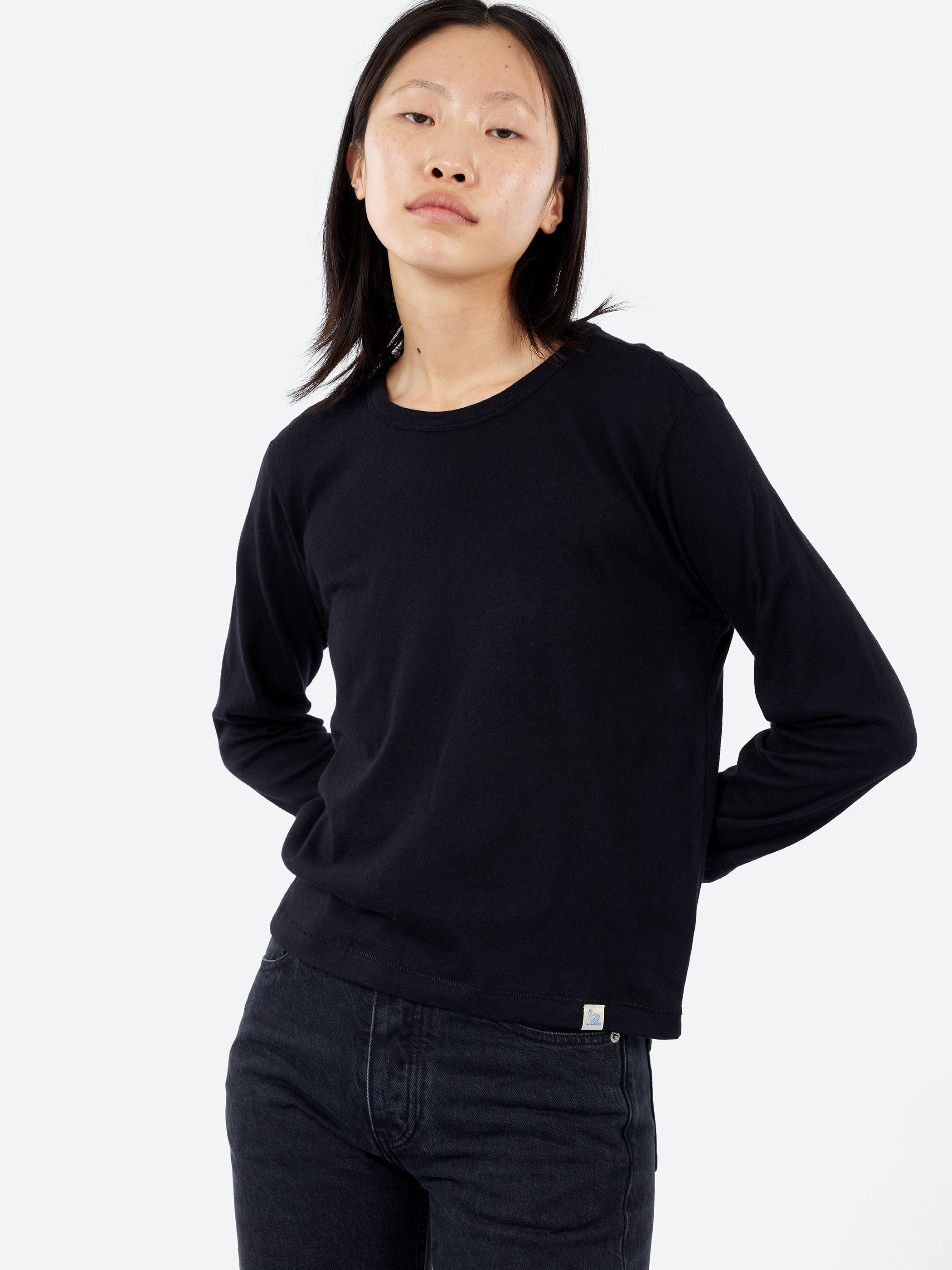 Premium Cotton-Cashmere Women's Longsleeve