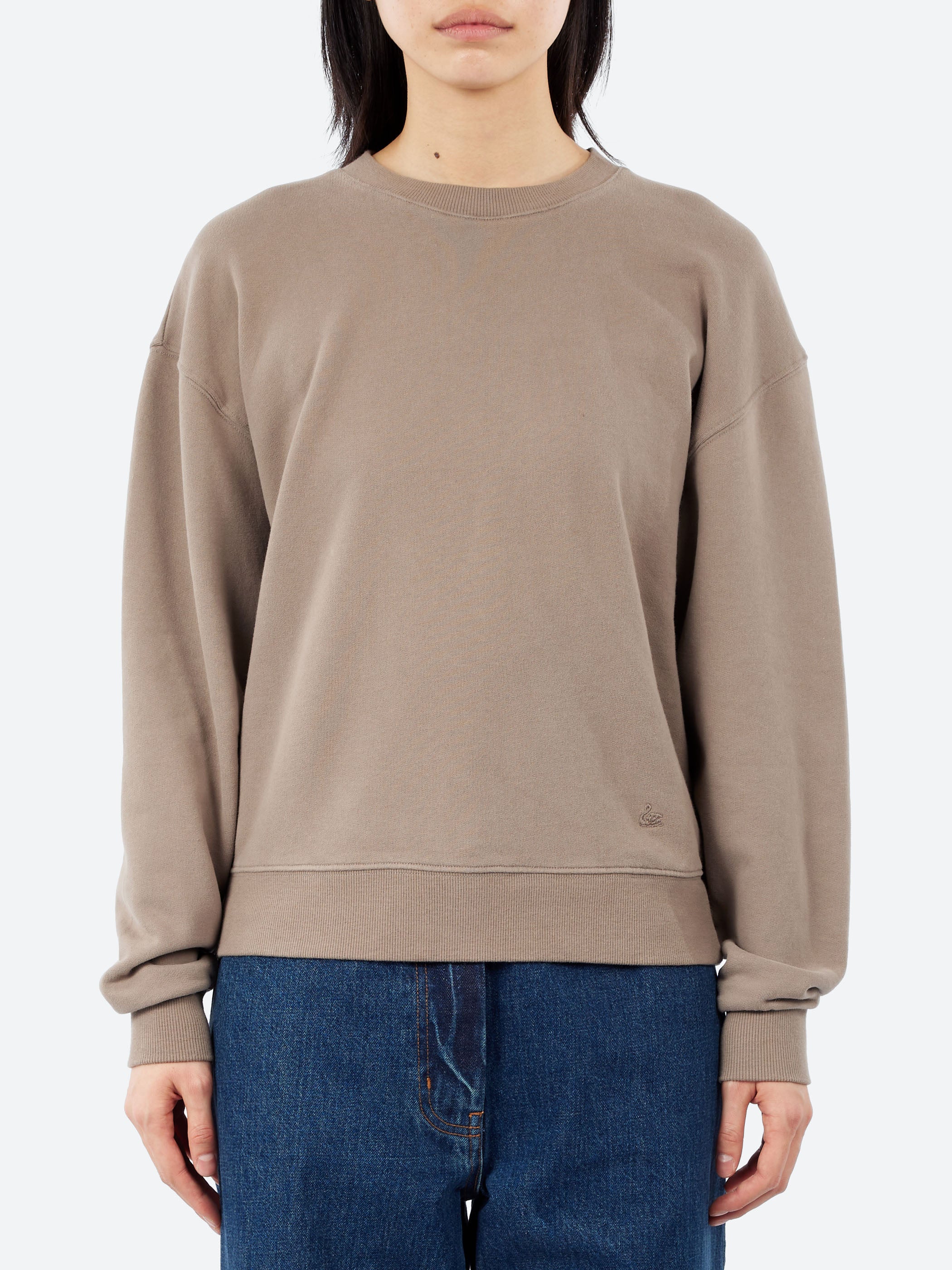 Relaxed Cotton Soft Fleece Sweatshirt
