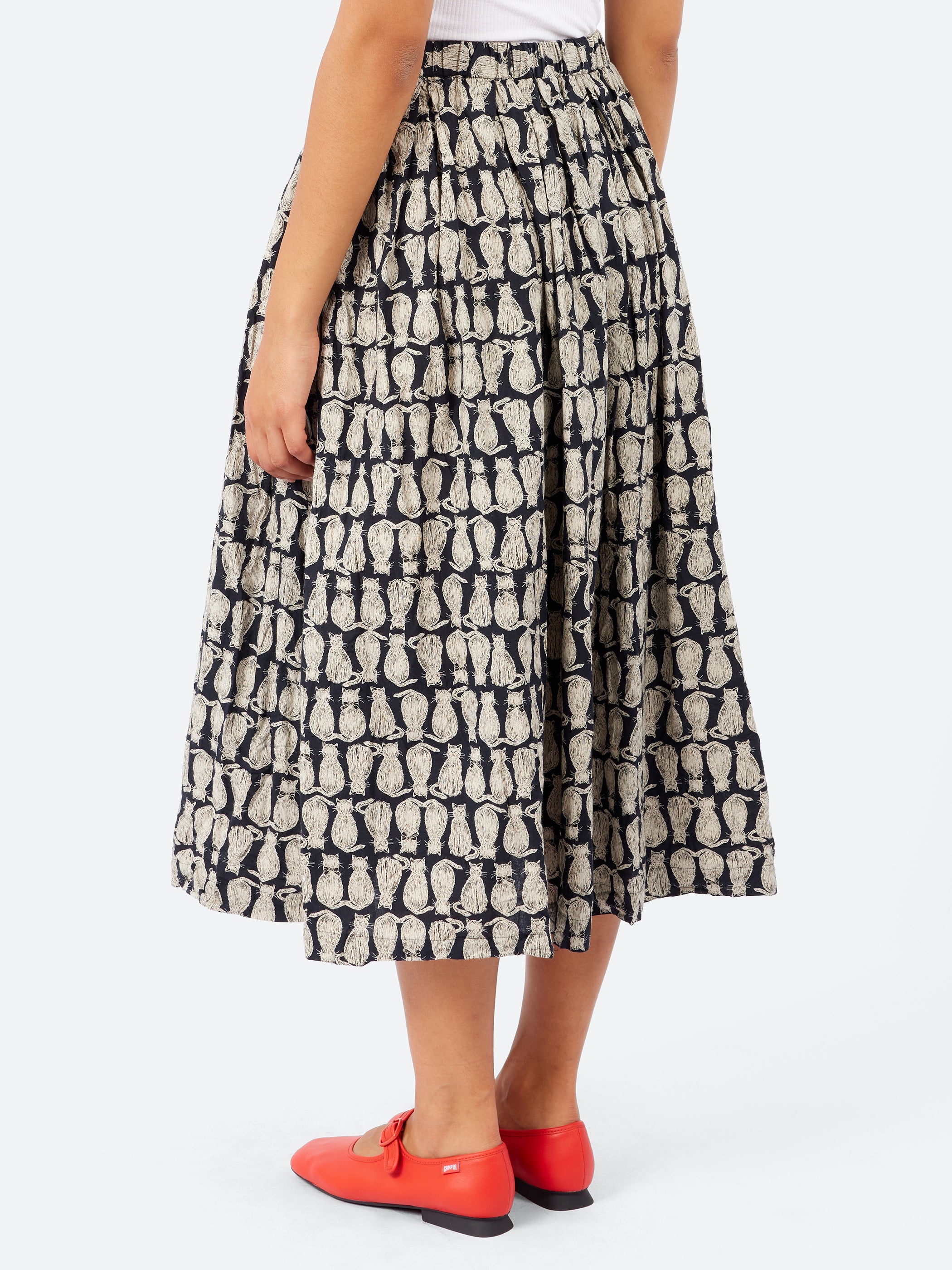 Cat Patrol Print Skirt