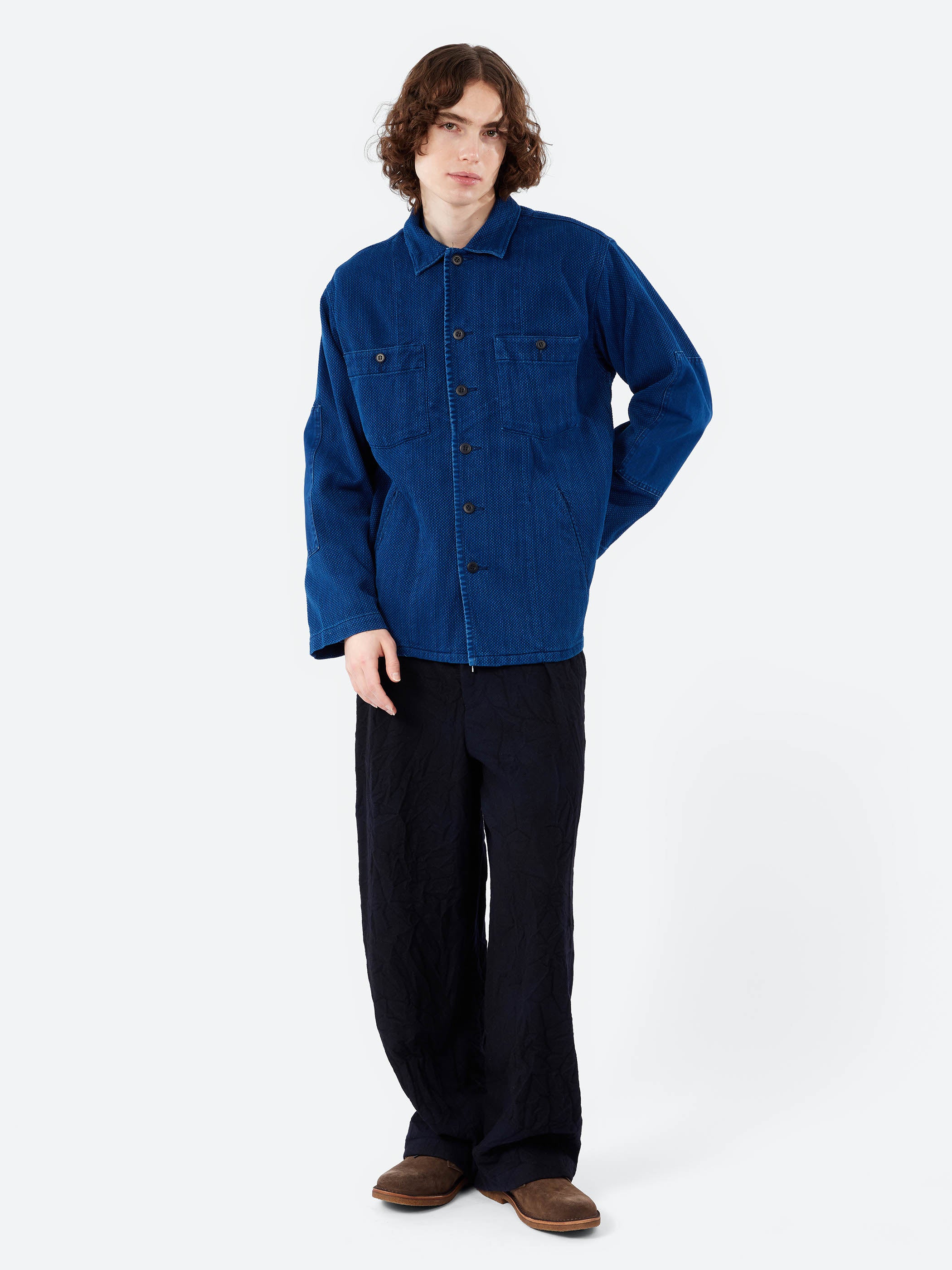 Kasezome Sashiko Fatigue Shirt