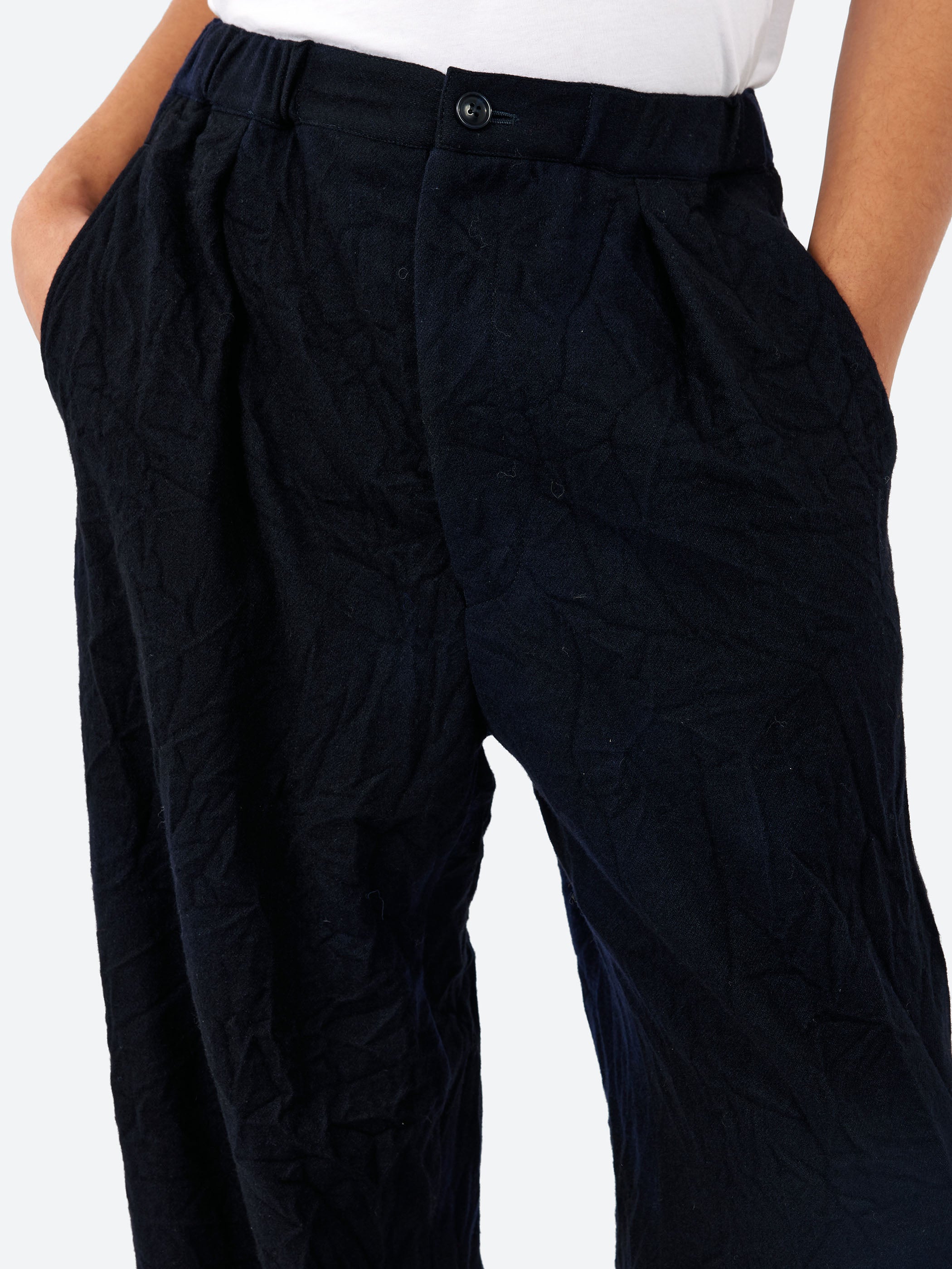 Wool Drawstring Pants