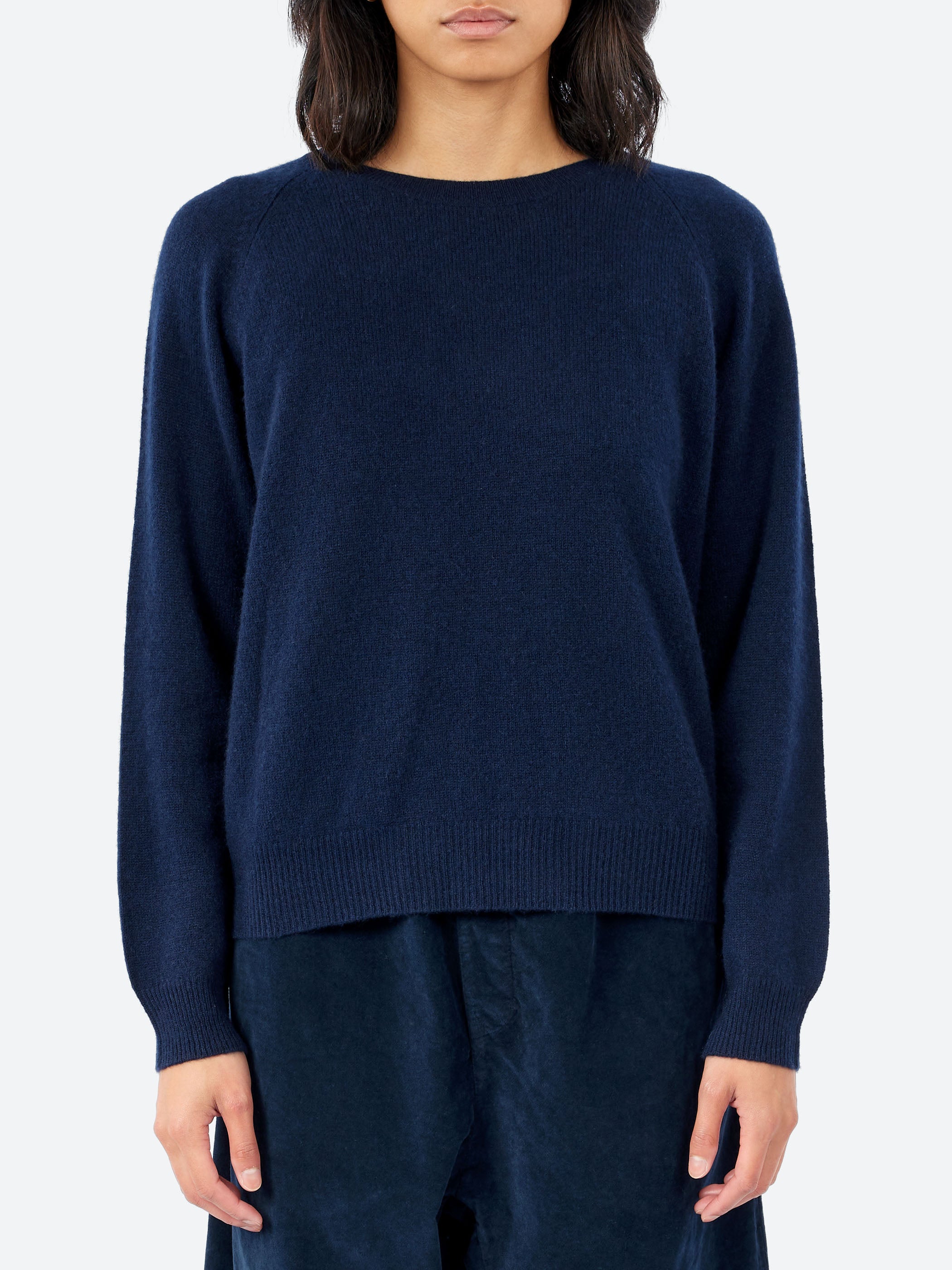 Crop Crew Cashmere Sweater