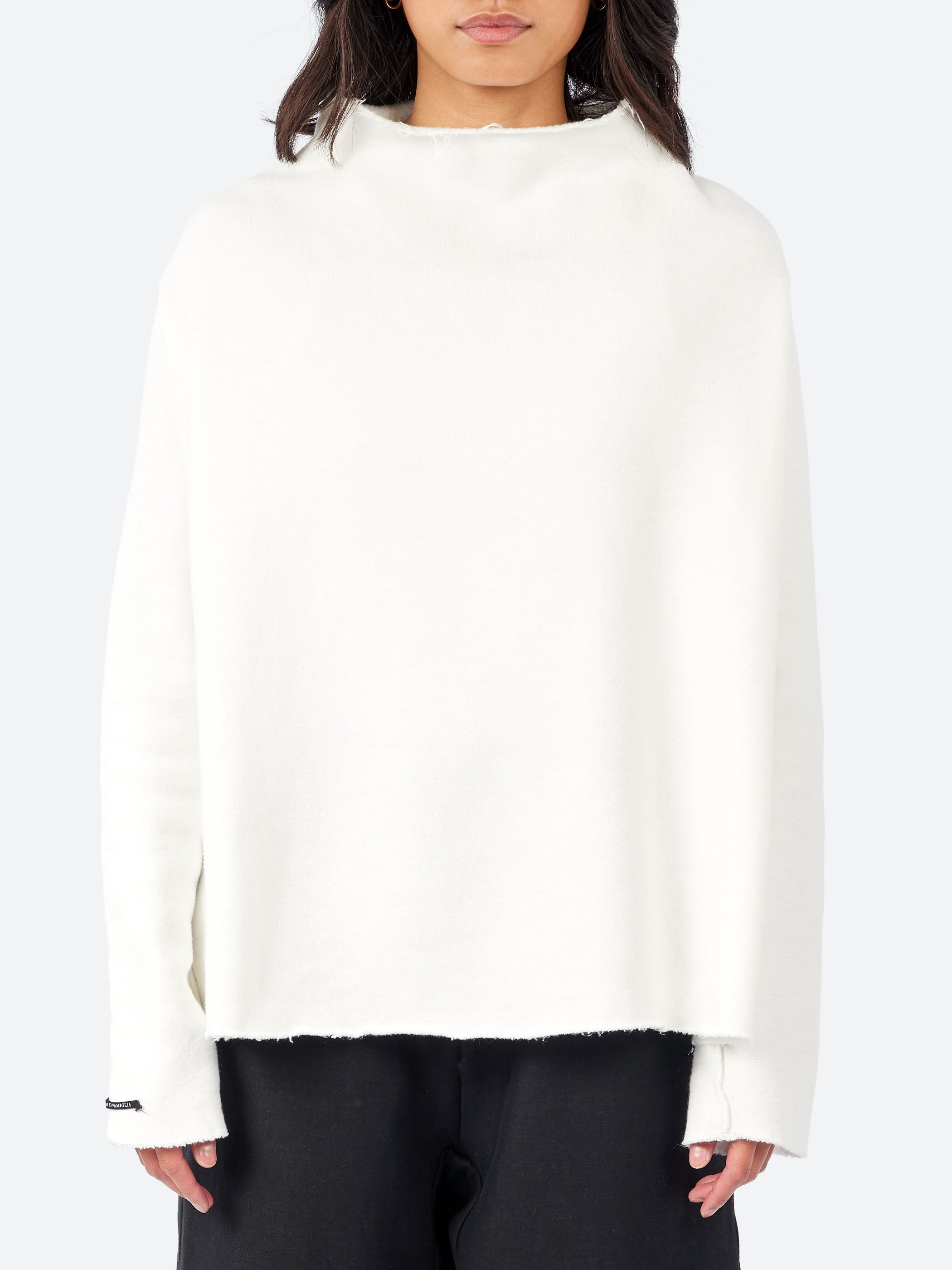 Soft High Neck Sweatshirt