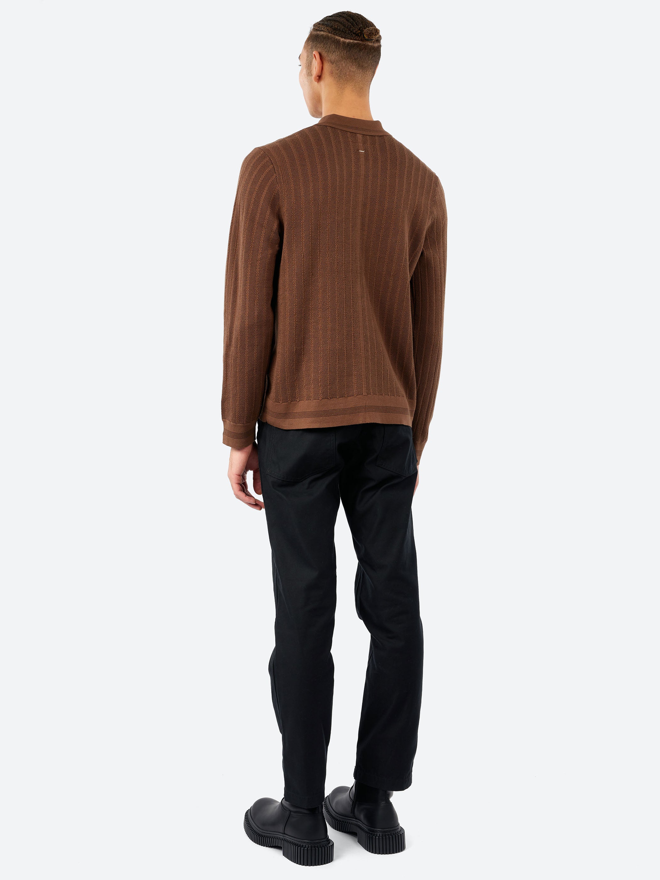 Harvey Ribbed Knit Shirt