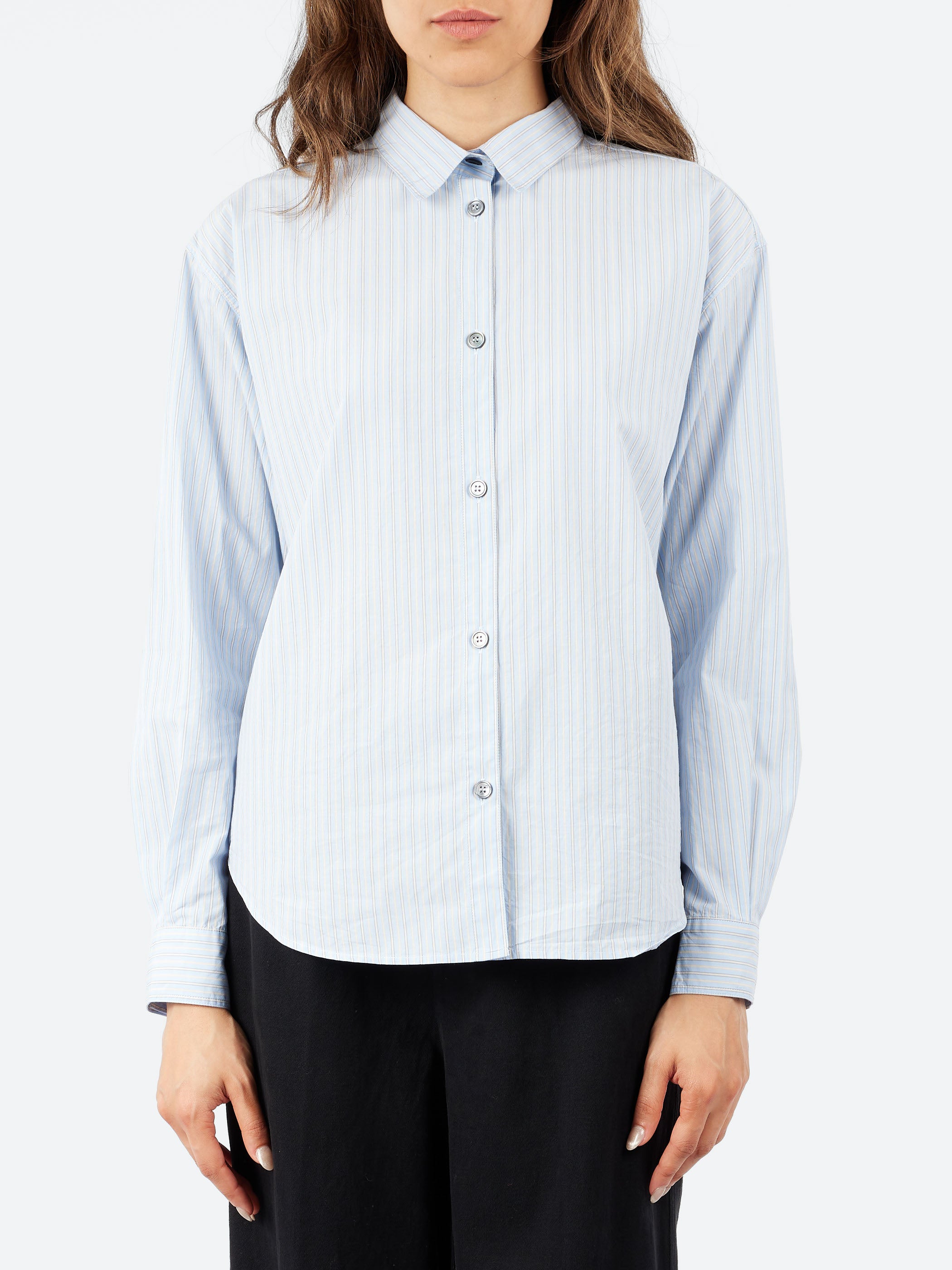 Striped Poplin Shirt