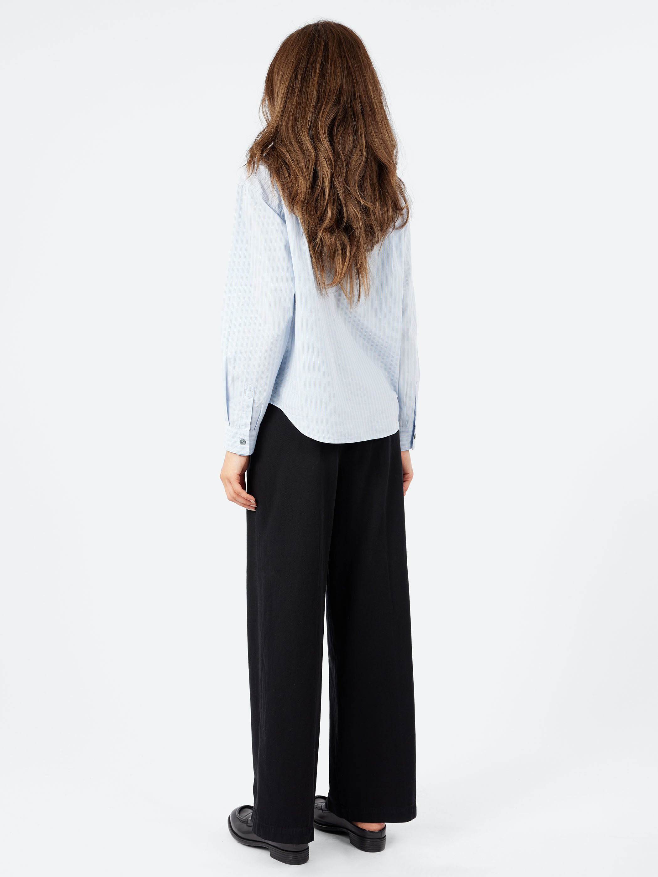 Striped Poplin Shirt