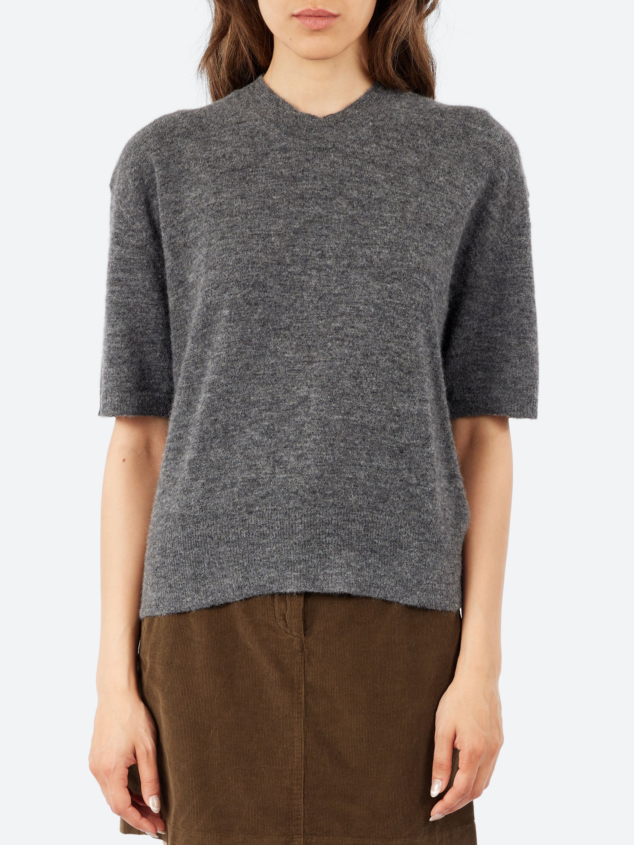 Fine-Knit Crew Neck