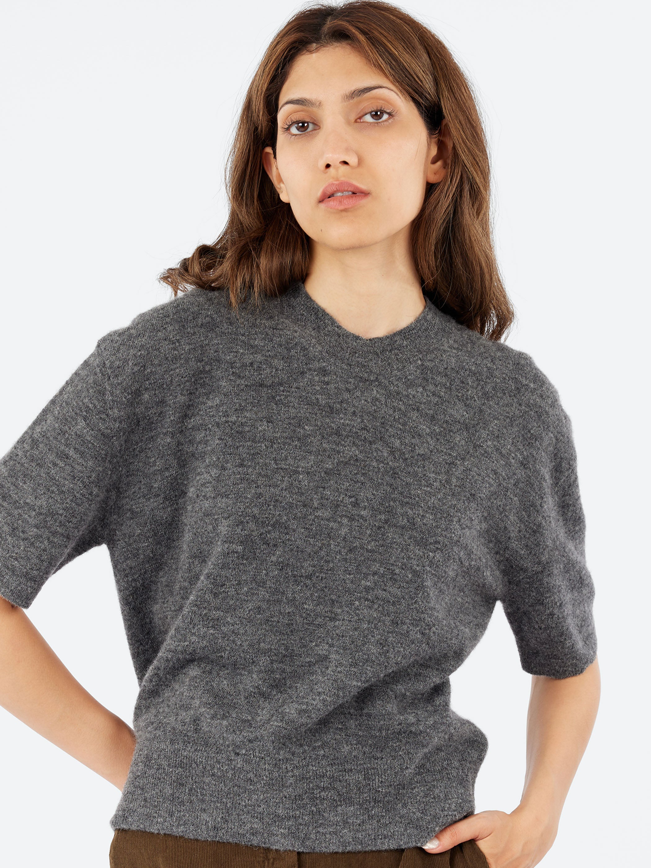 Fine-Knit Crew Neck