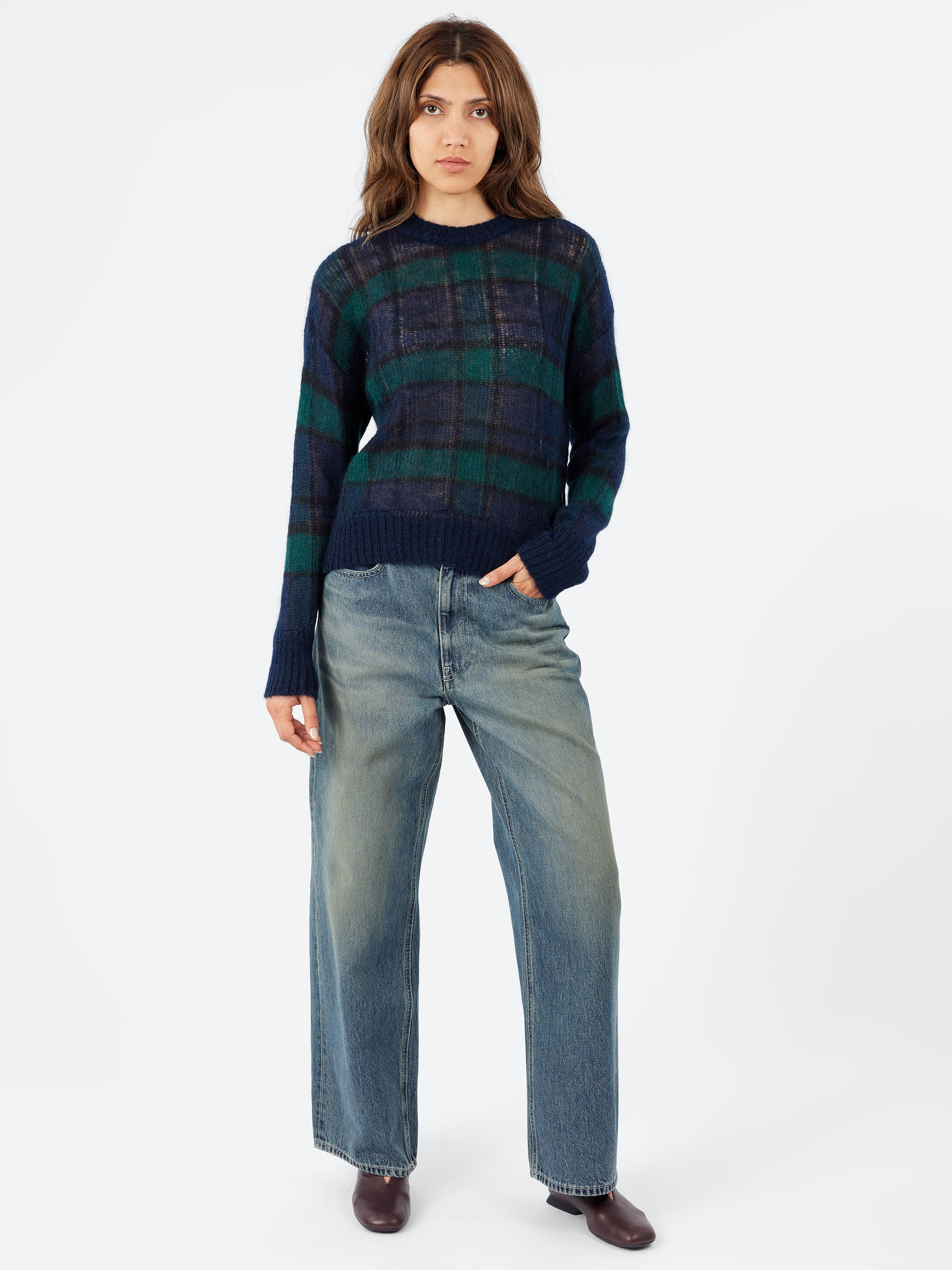 Five-Pocket Denim Trousers