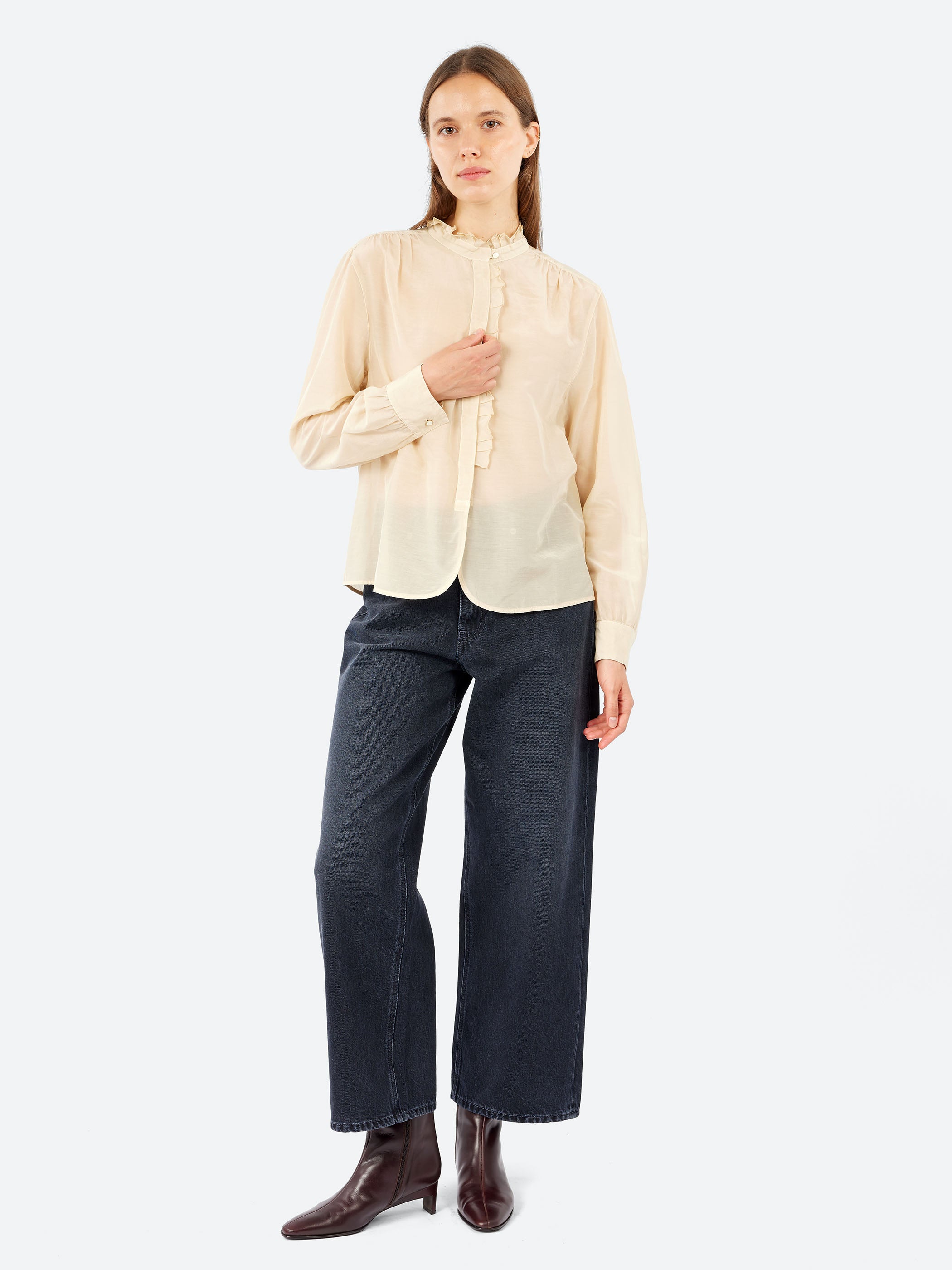 Five-Pocket Denim Trousers