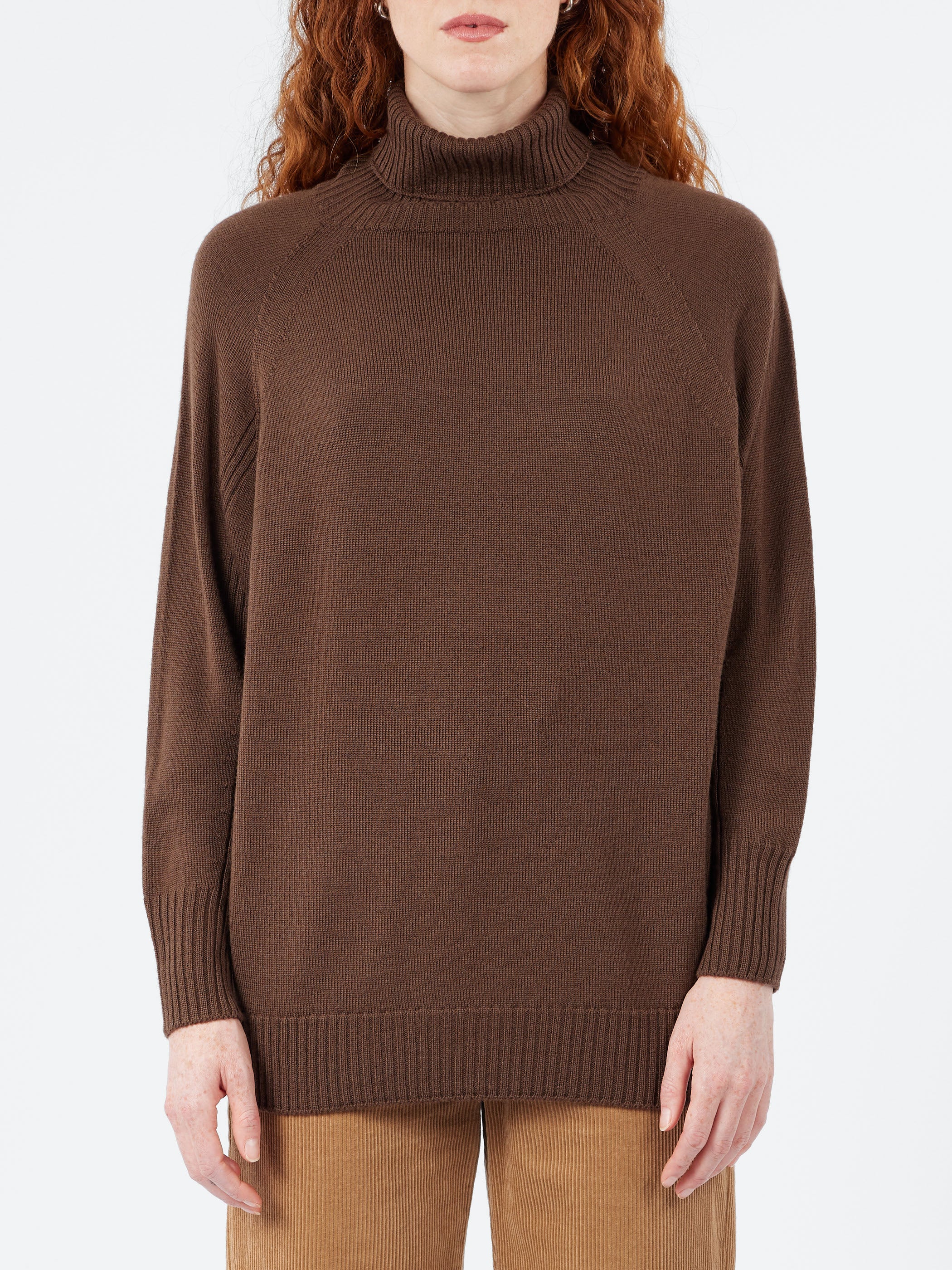 Raglan Sleeve Turtleneck