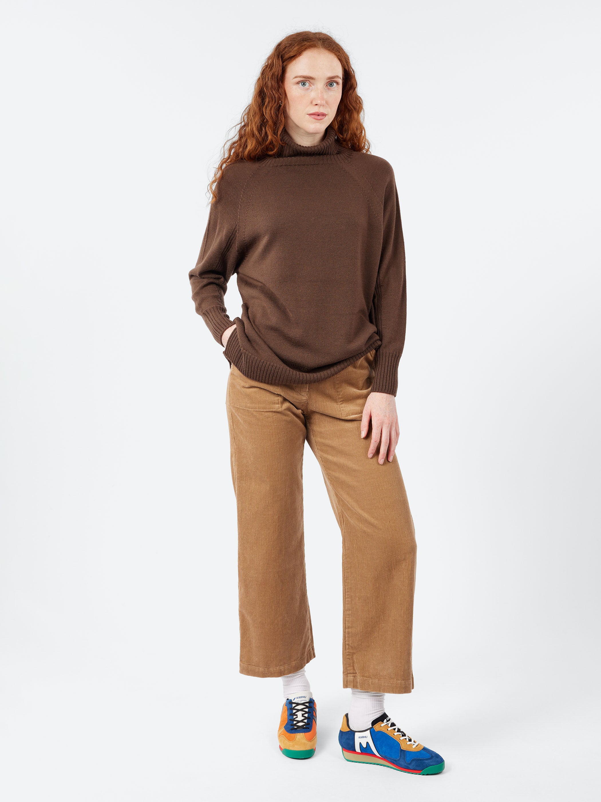 Raglan Sleeve Turtleneck