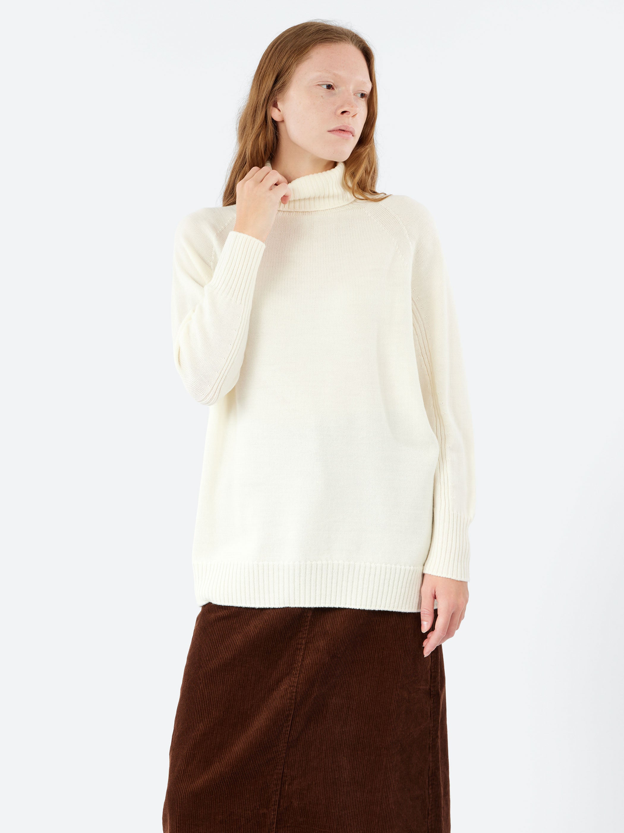 Raglan Sleeve Turtleneck