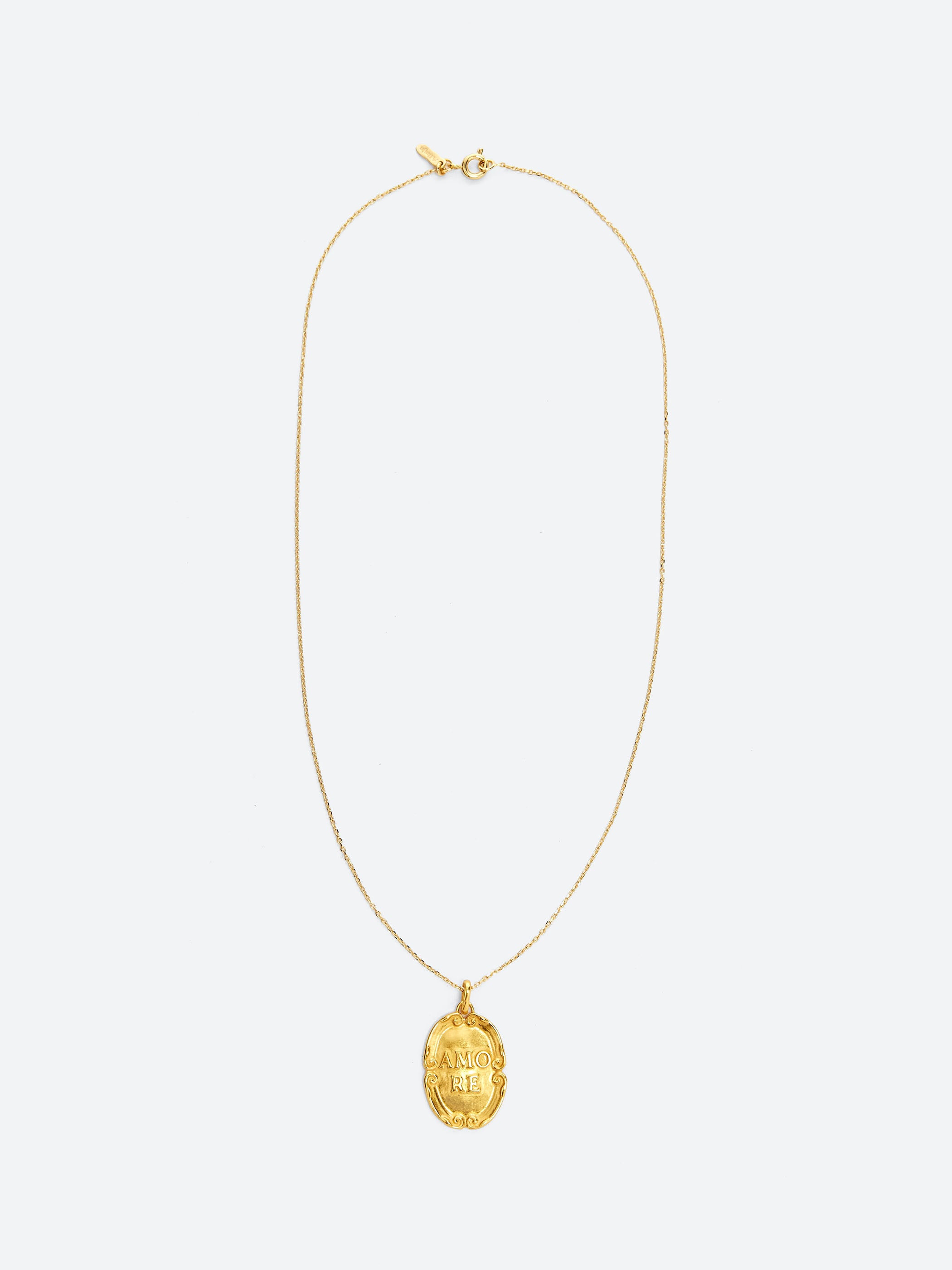 Amore Medal Gold Charm