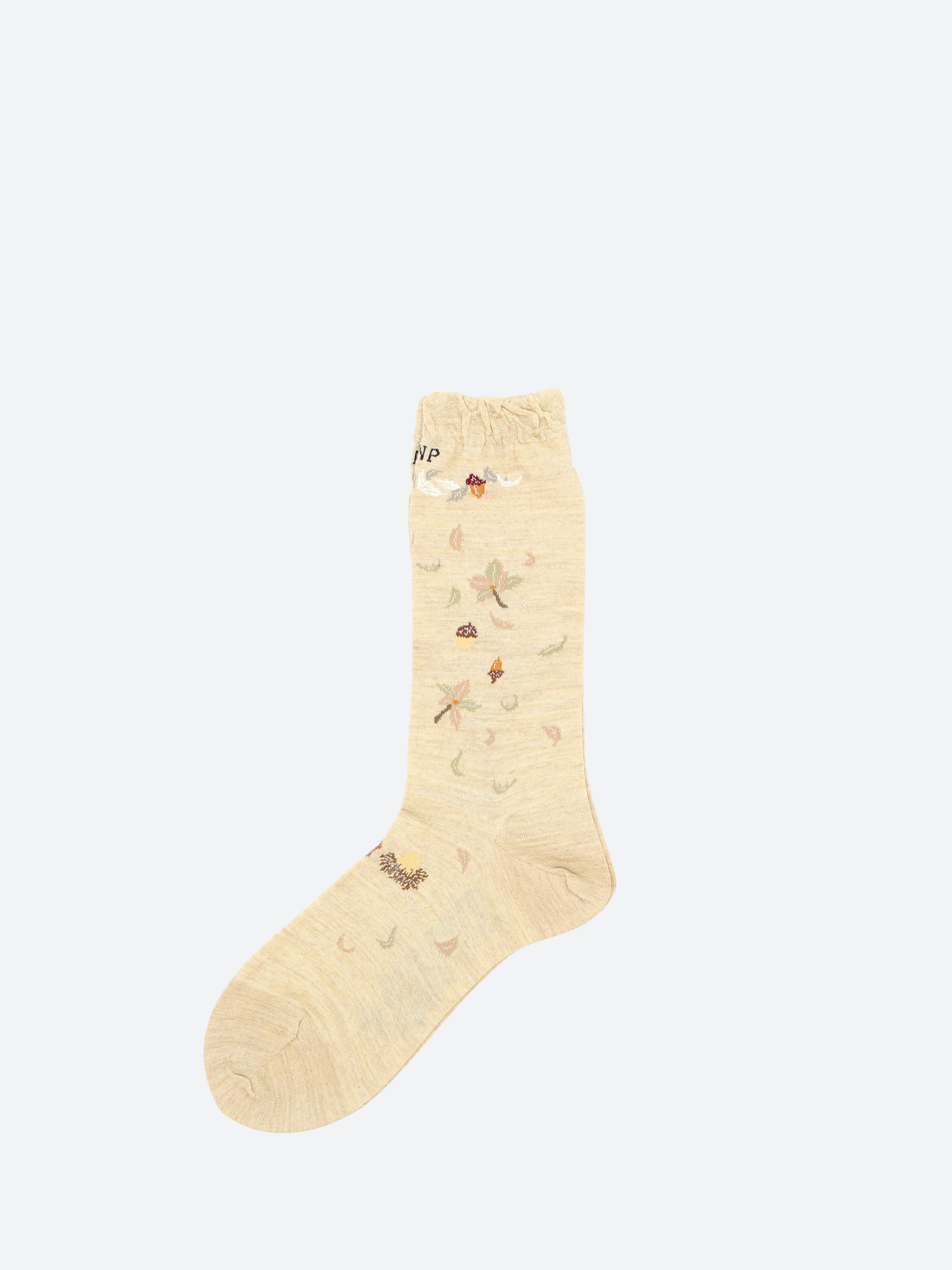 Wind and Acorn Tree Sock