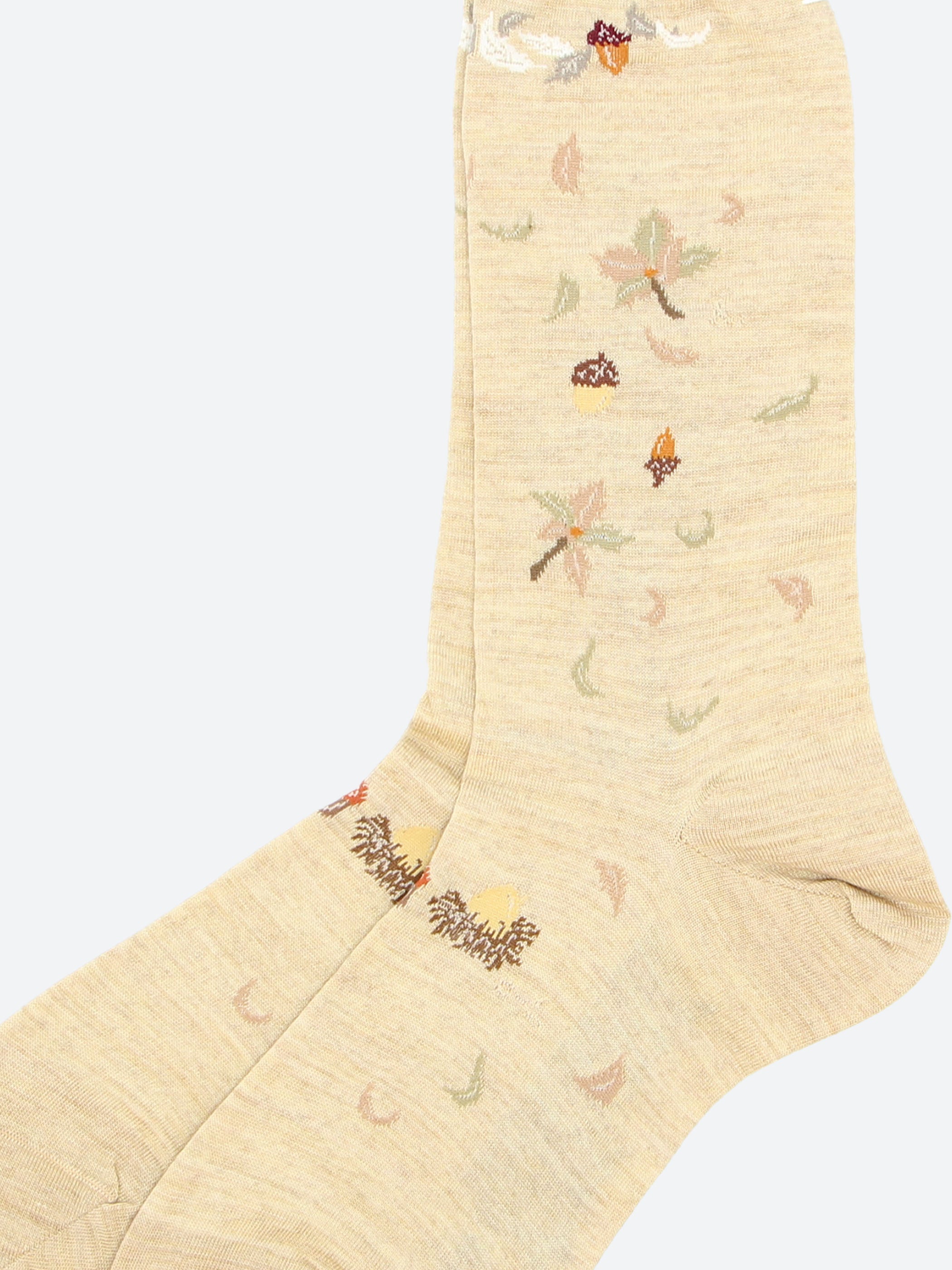 Wind and Acorn Tree Sock