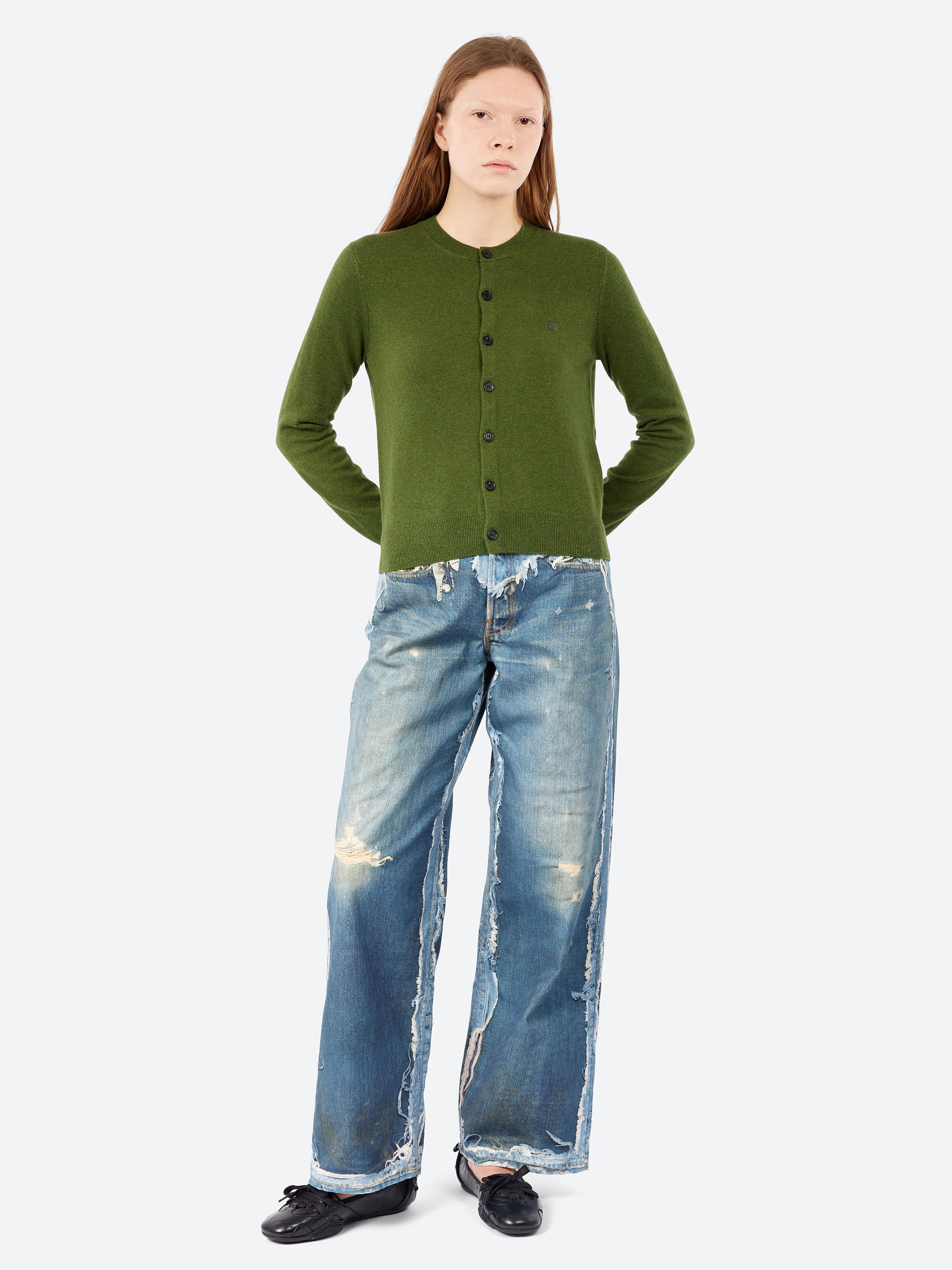 Yak Wool Fitted Cardigan