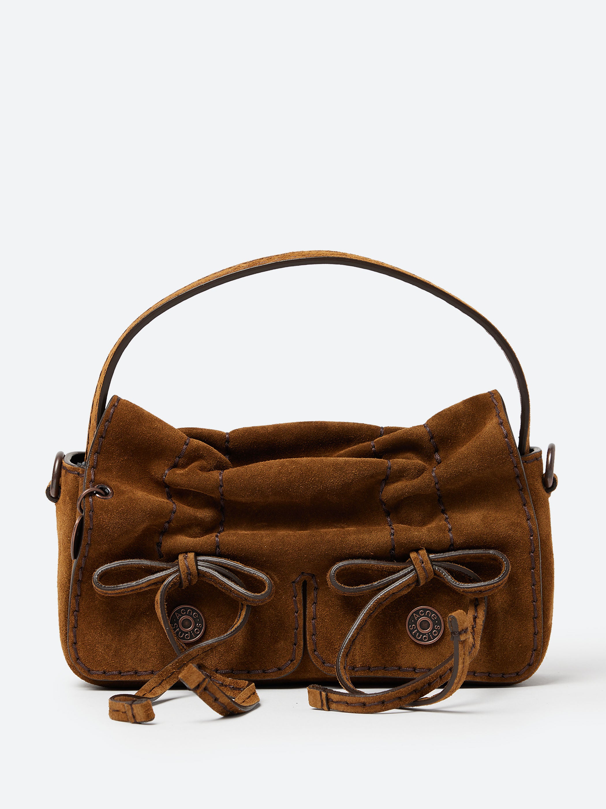 Multipocket Suede Micro Bag