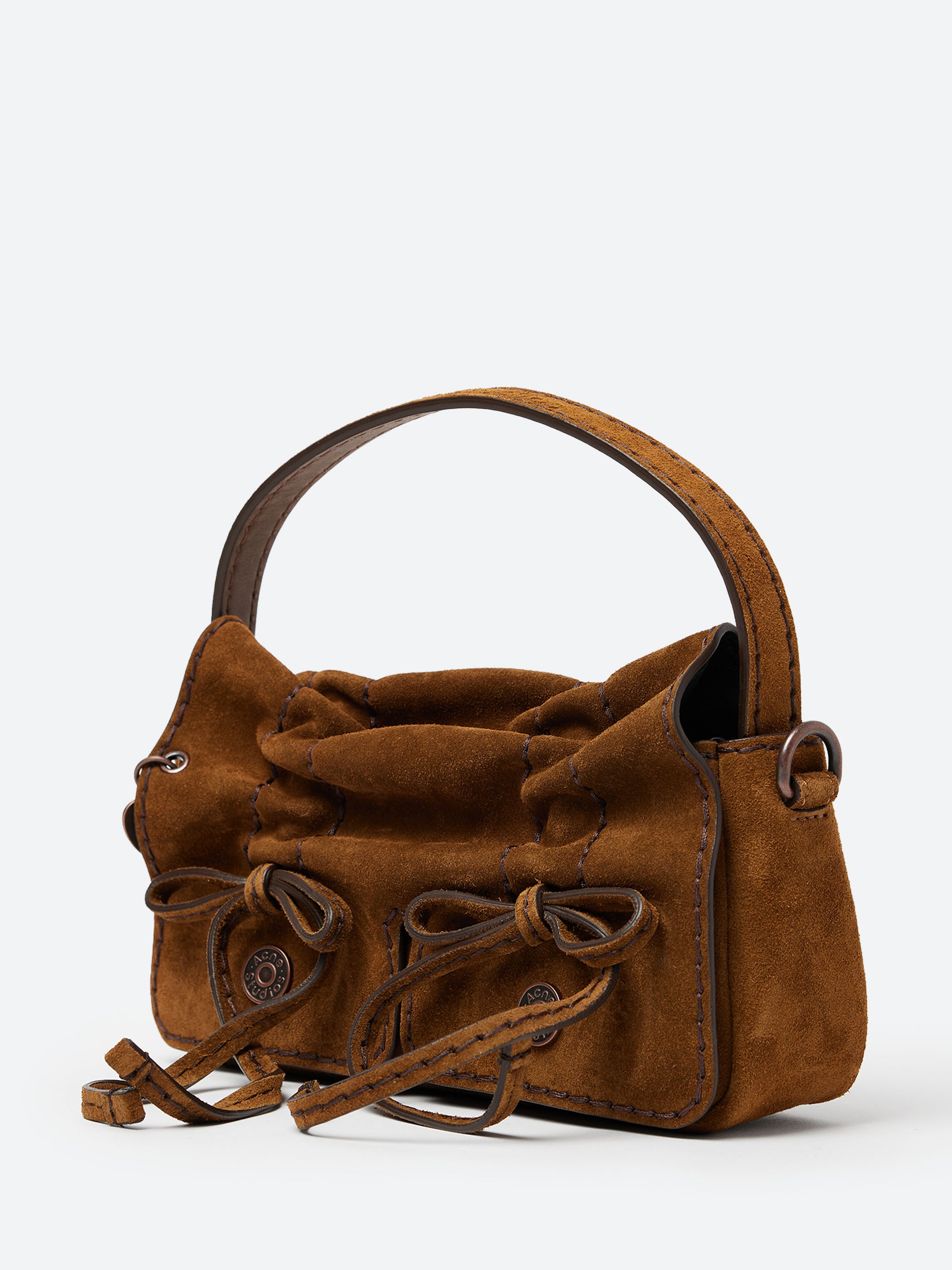 Multipocket Suede Micro Bag