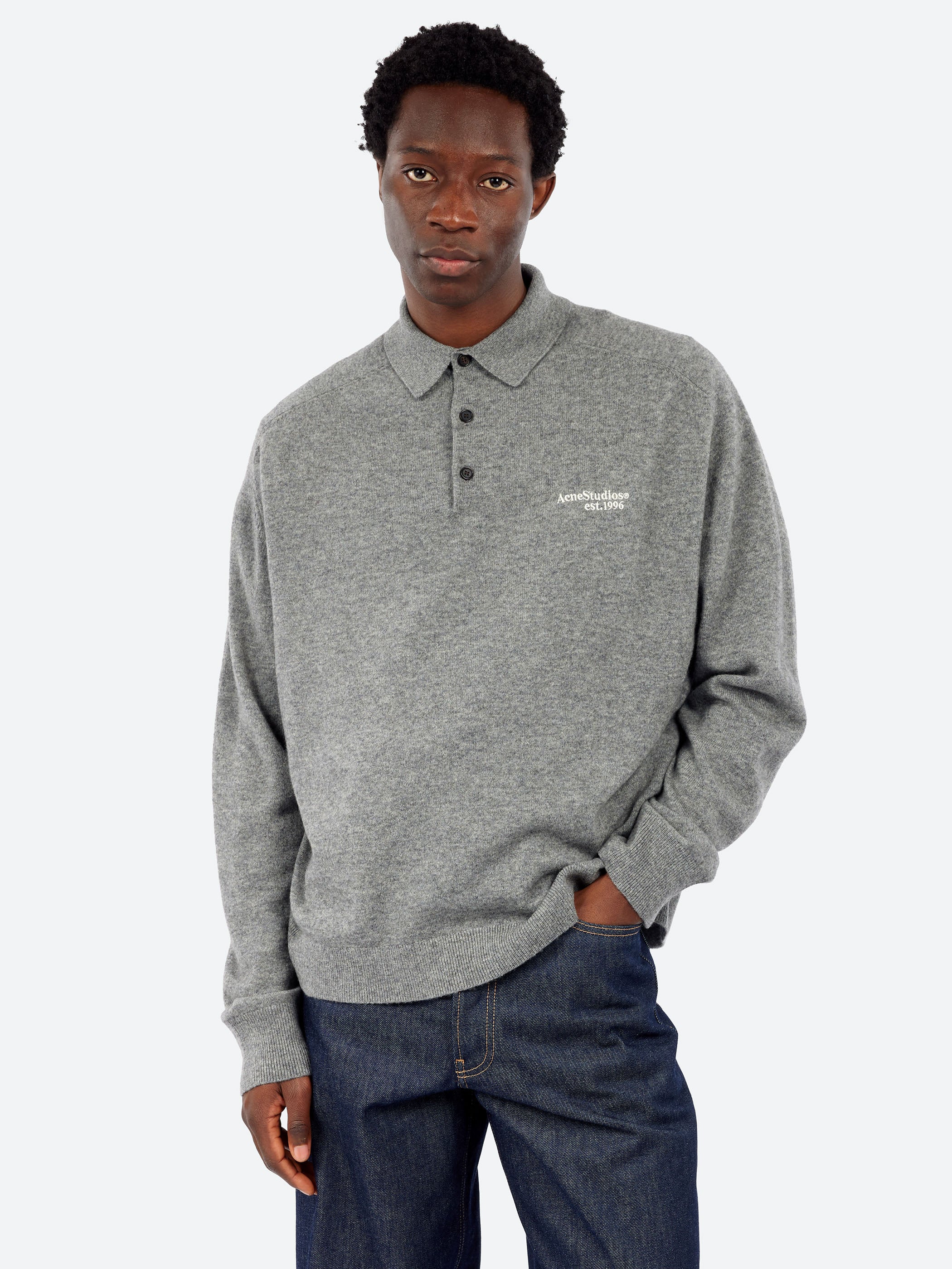 Wool Knit Polo