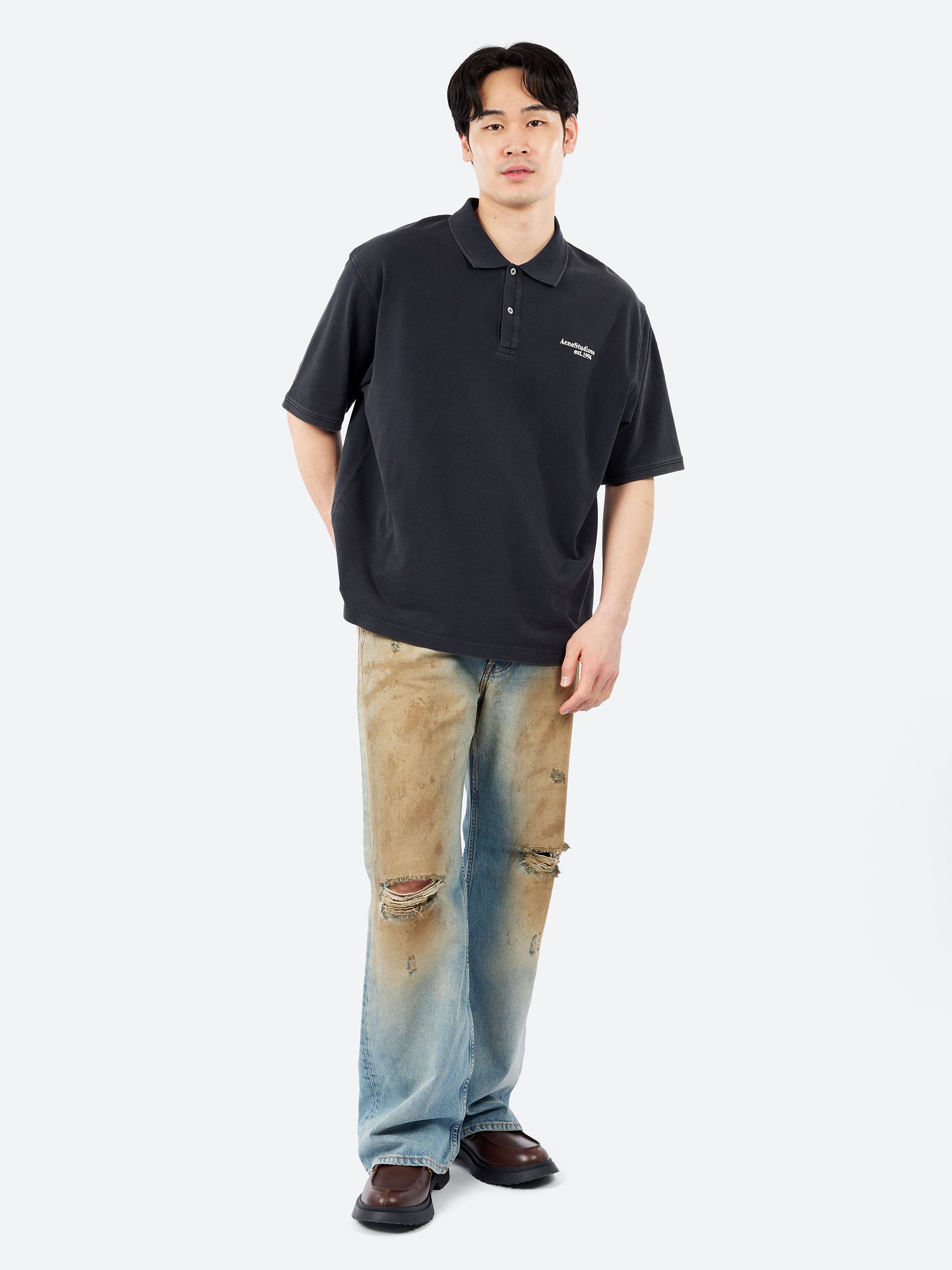 Washed Logo Polo
