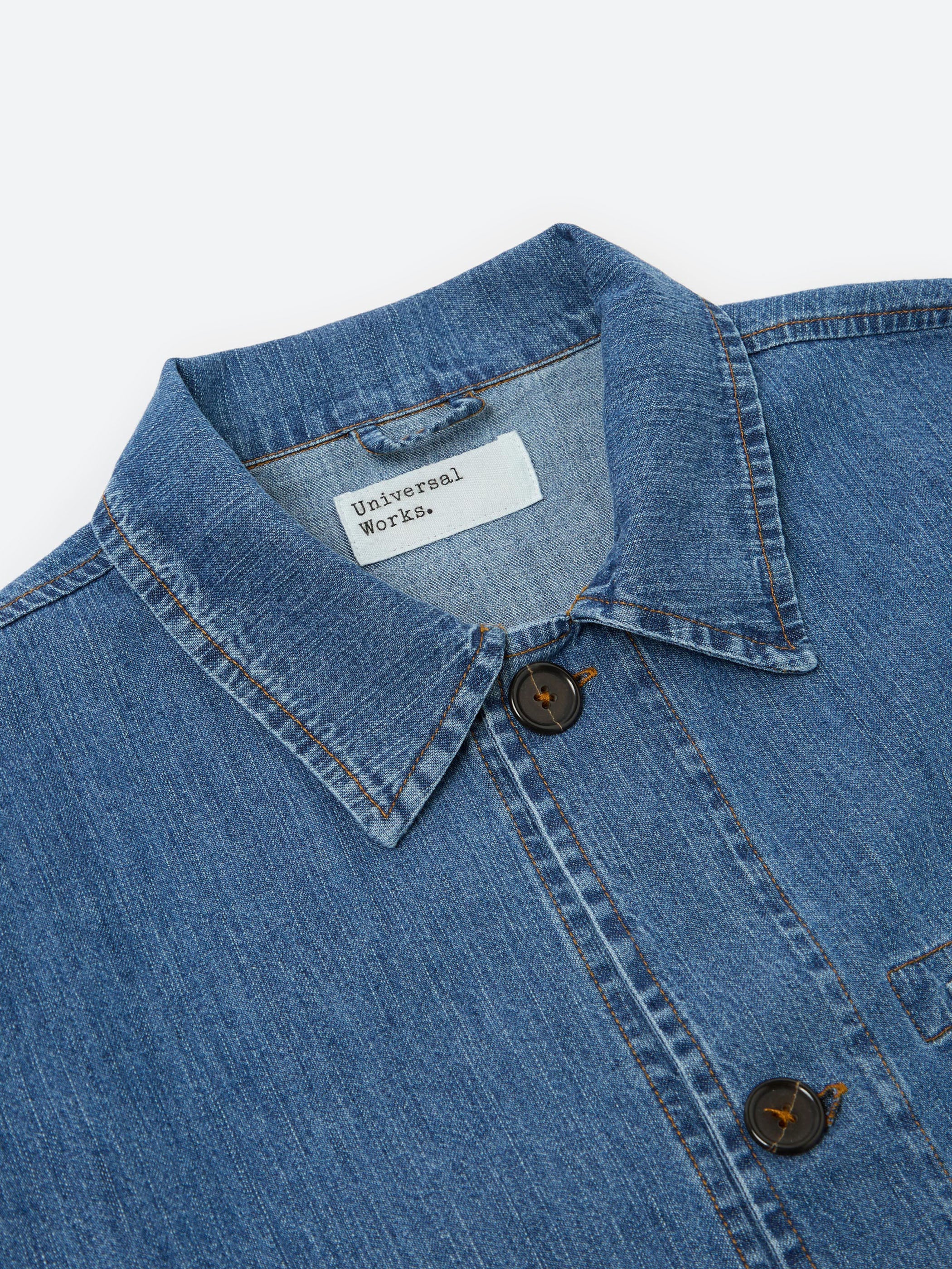 Slub Denim Field Jacket