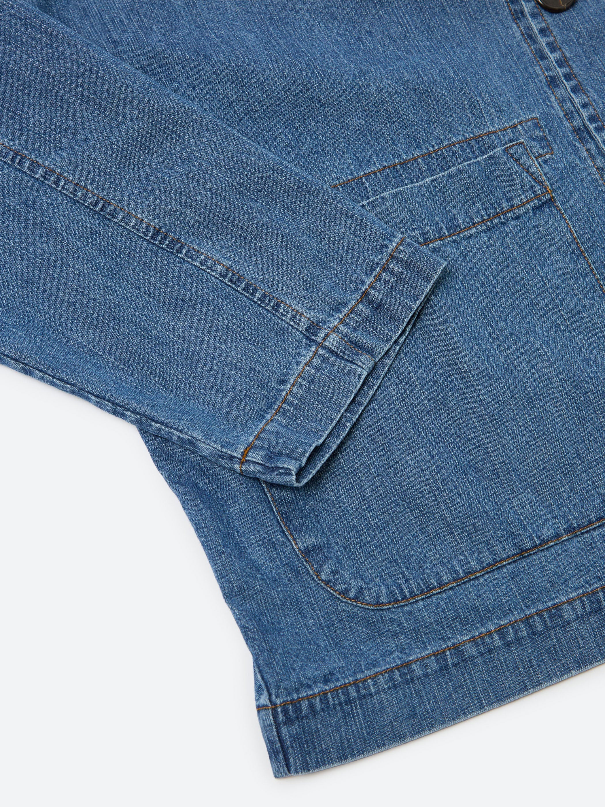 Slub Denim Field Jacket