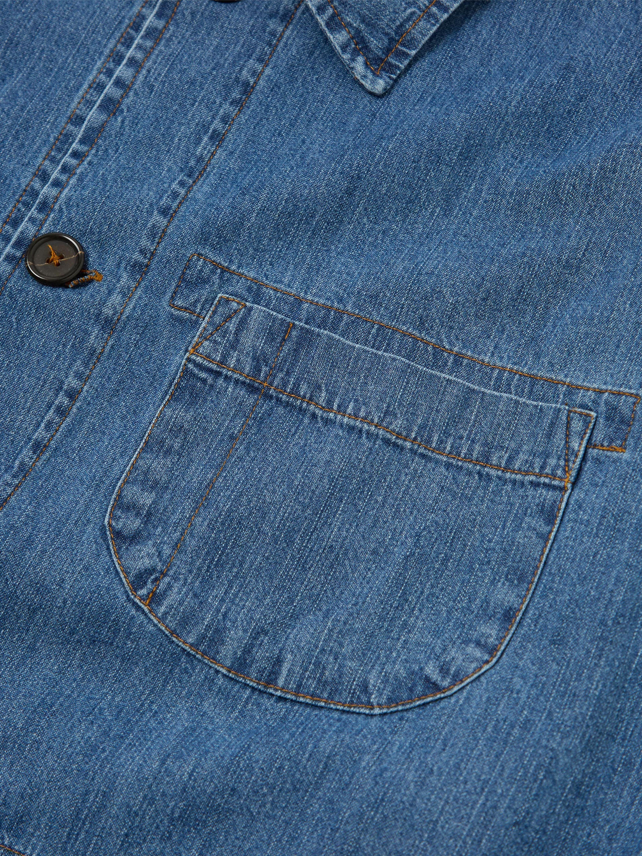 Slub Denim Field Jacket