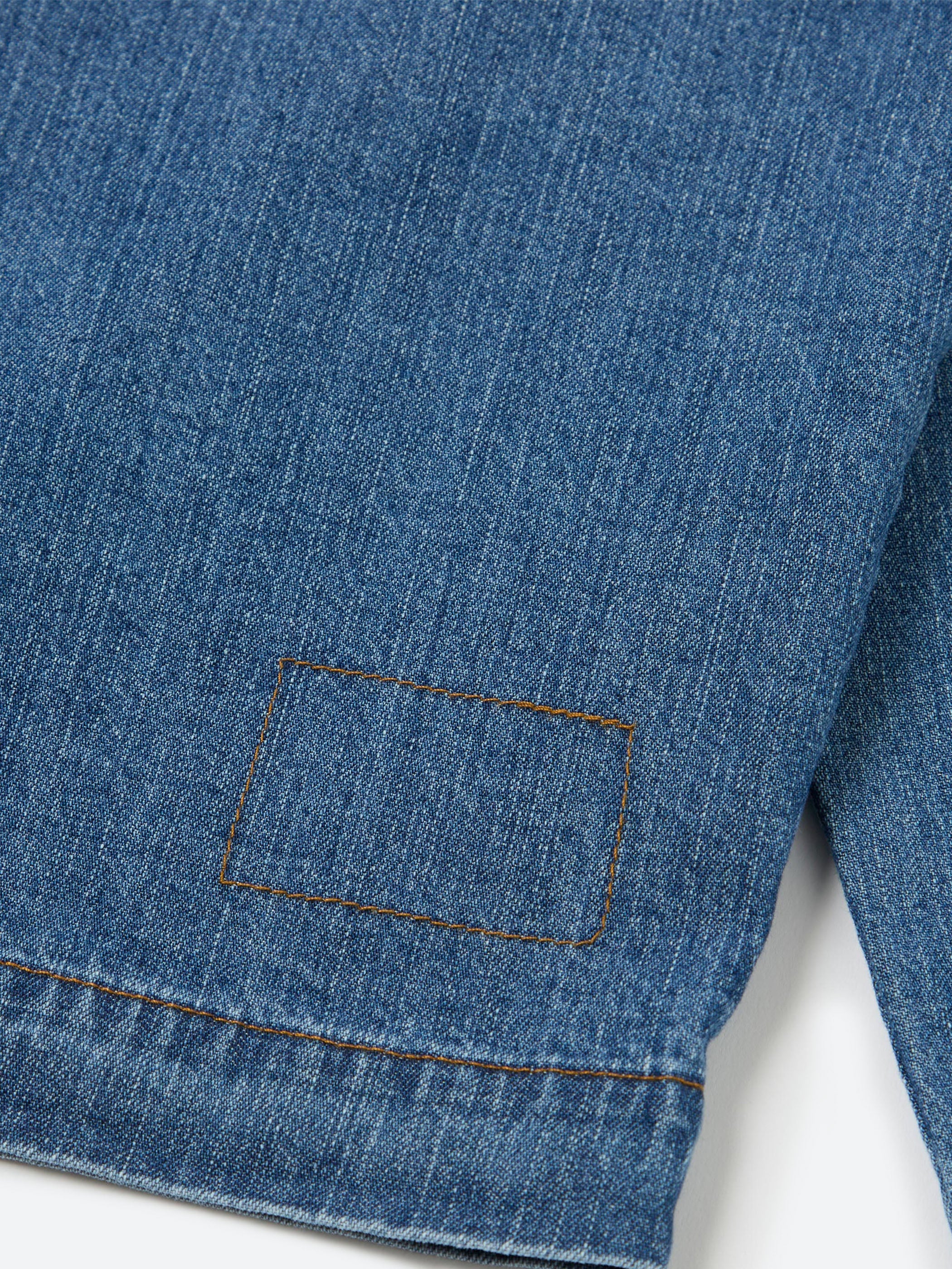 Slub Denim Field Jacket