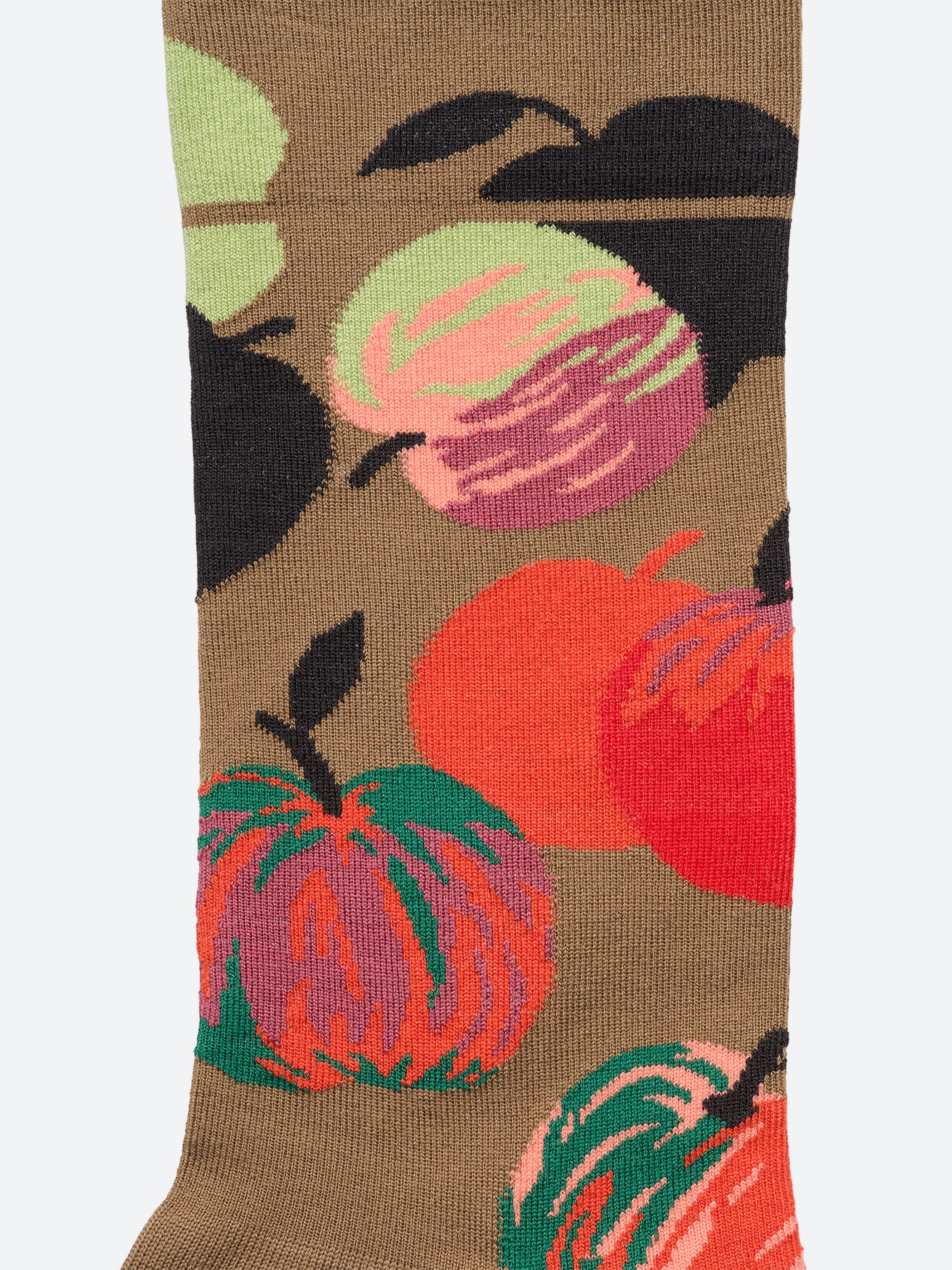 Taupe Apple Socks
