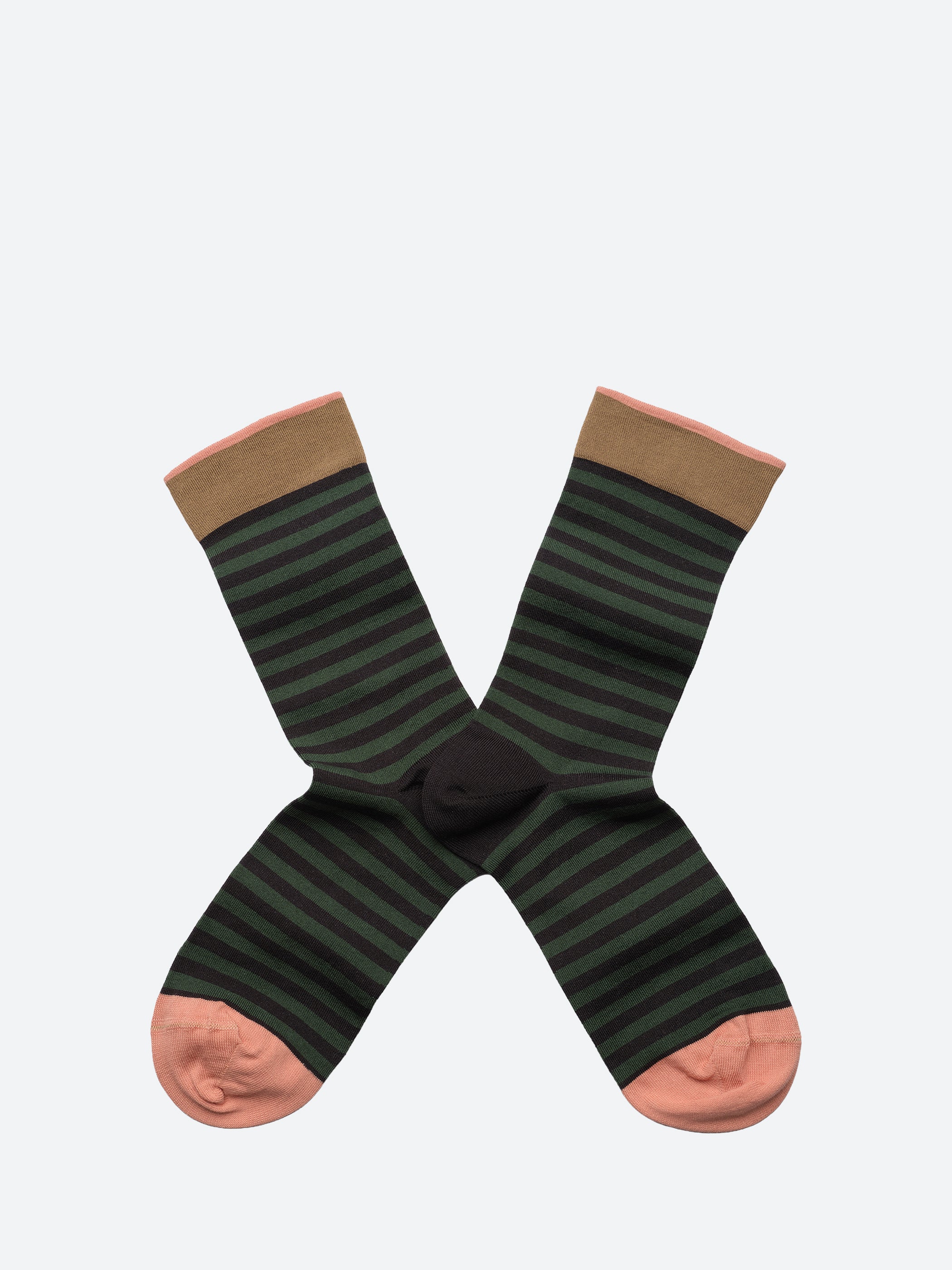 False Black Striped Sock