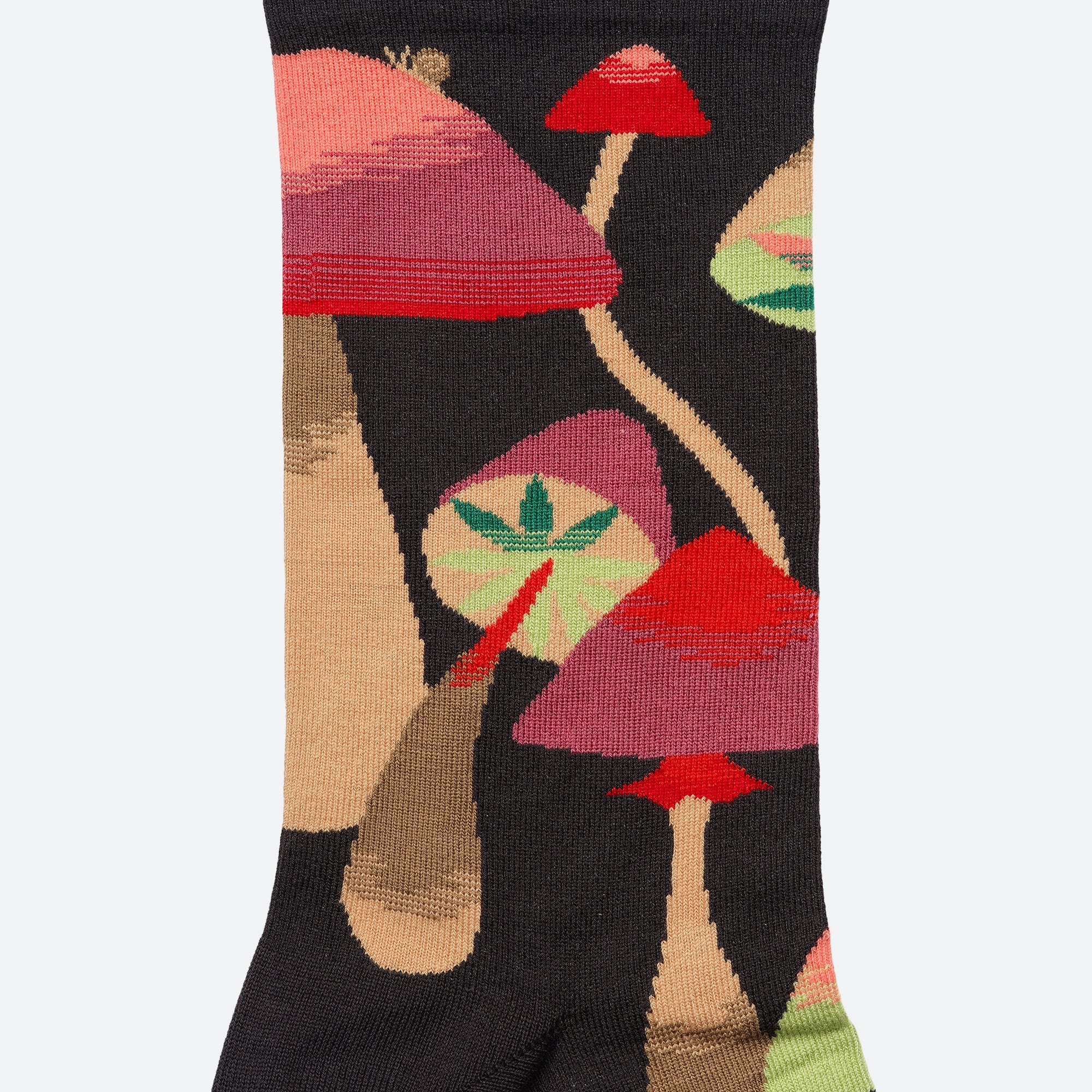 False Black Mushroom Socks