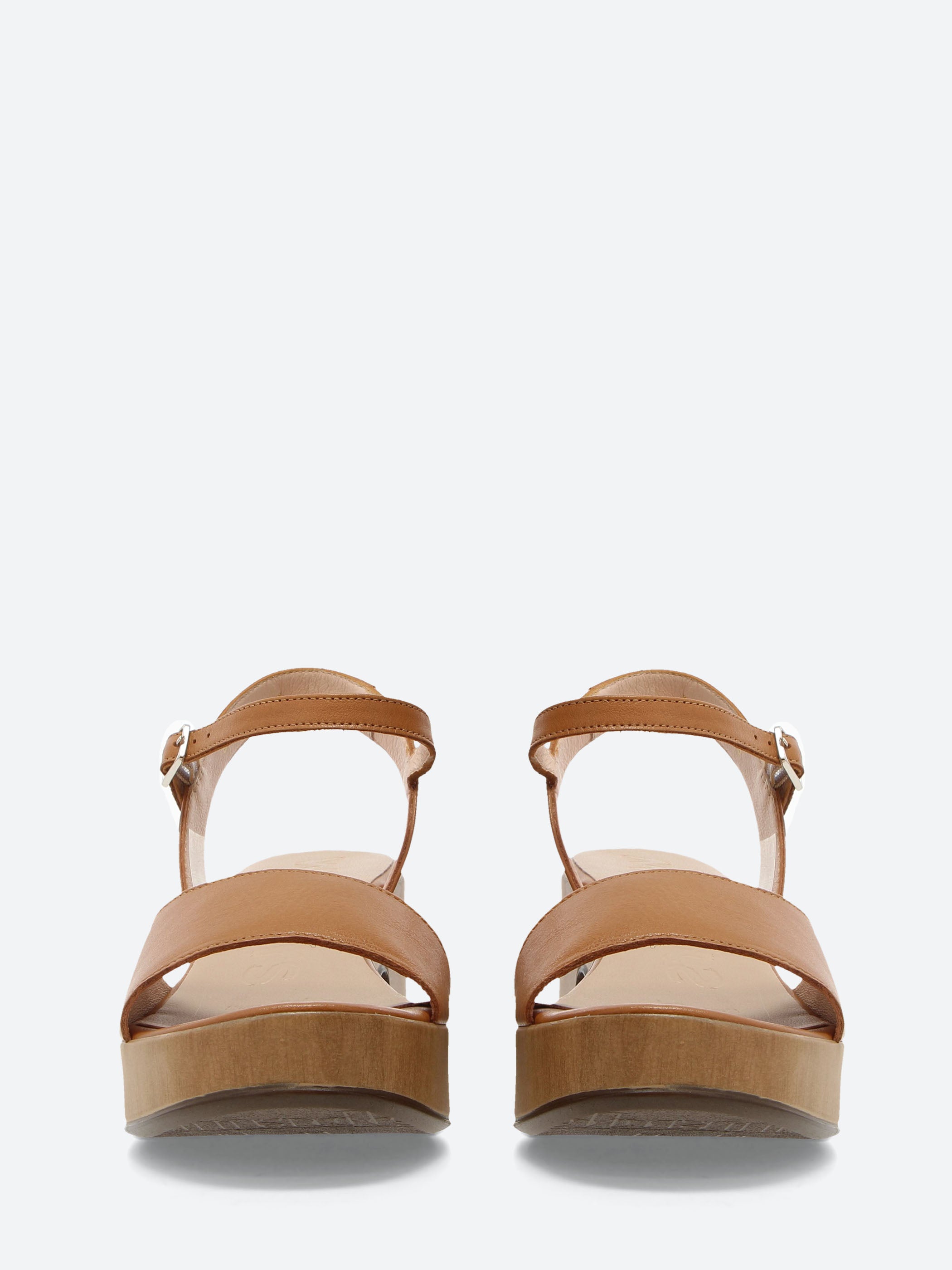 D-8802 Leather Wedge Sandal