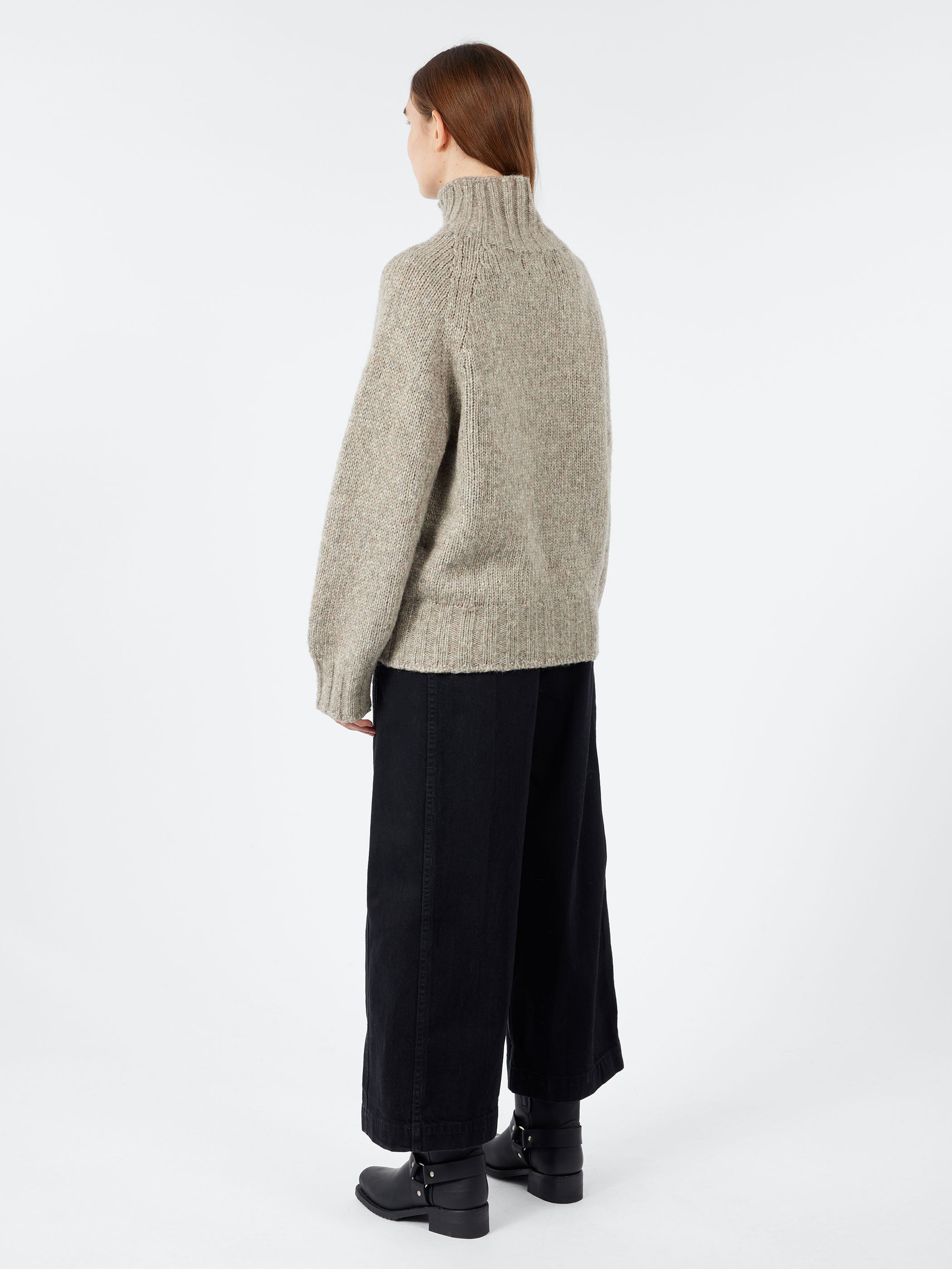 Lofty Alpaca High Neck Sweater