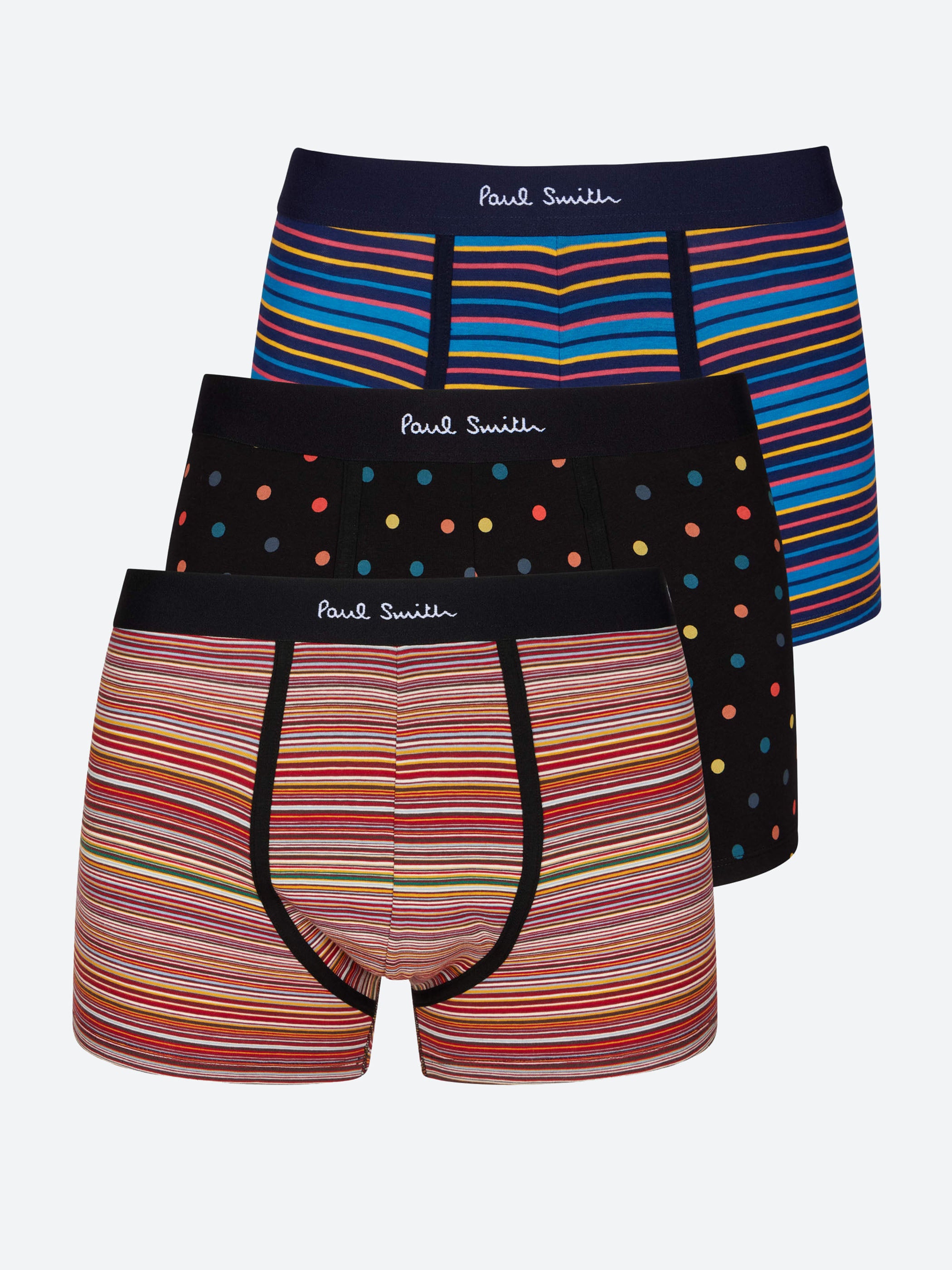Spot and Stripe Mix Boxer Briefs Three Pack