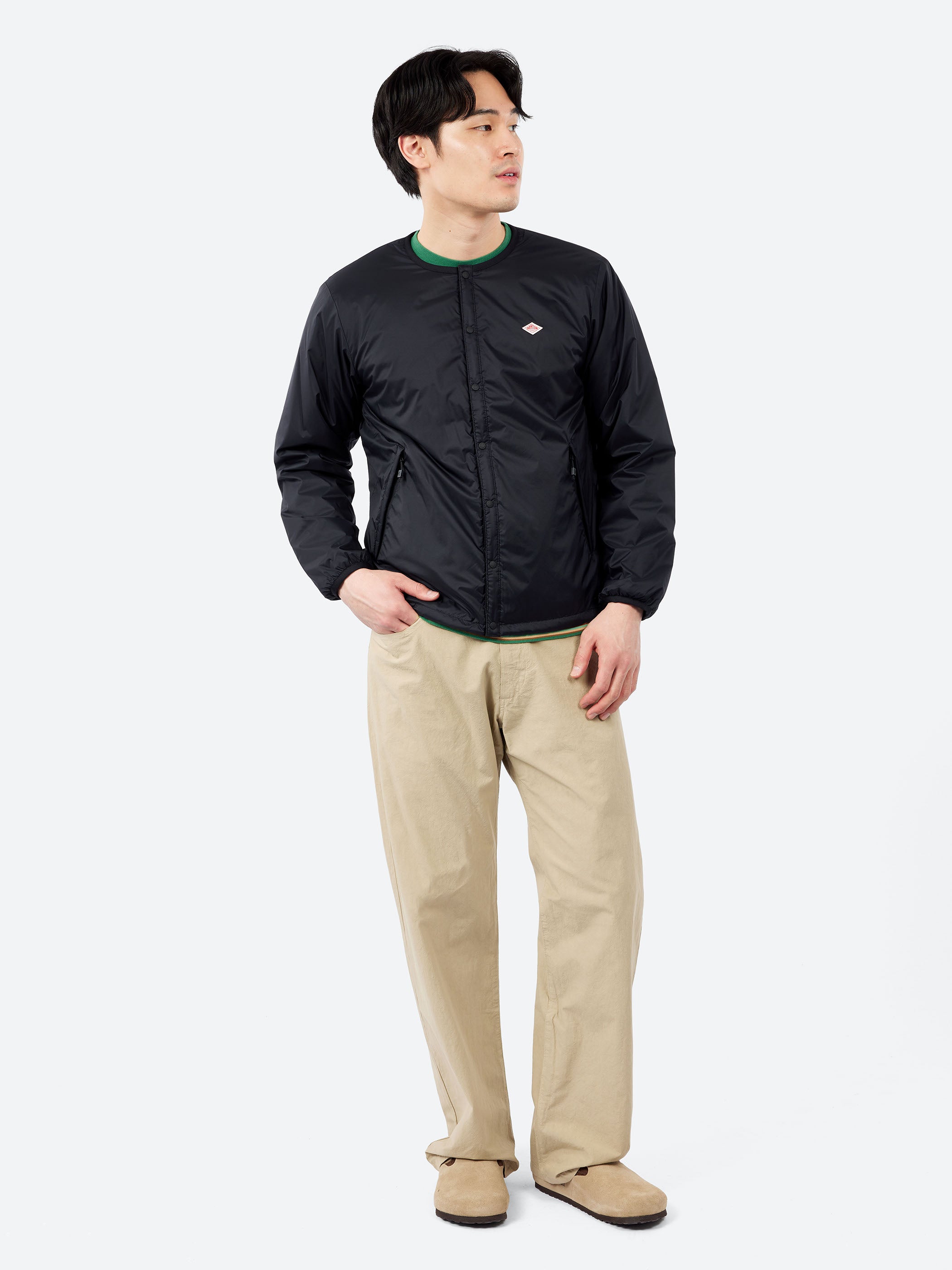 Men's Insulation Collarless Jacket