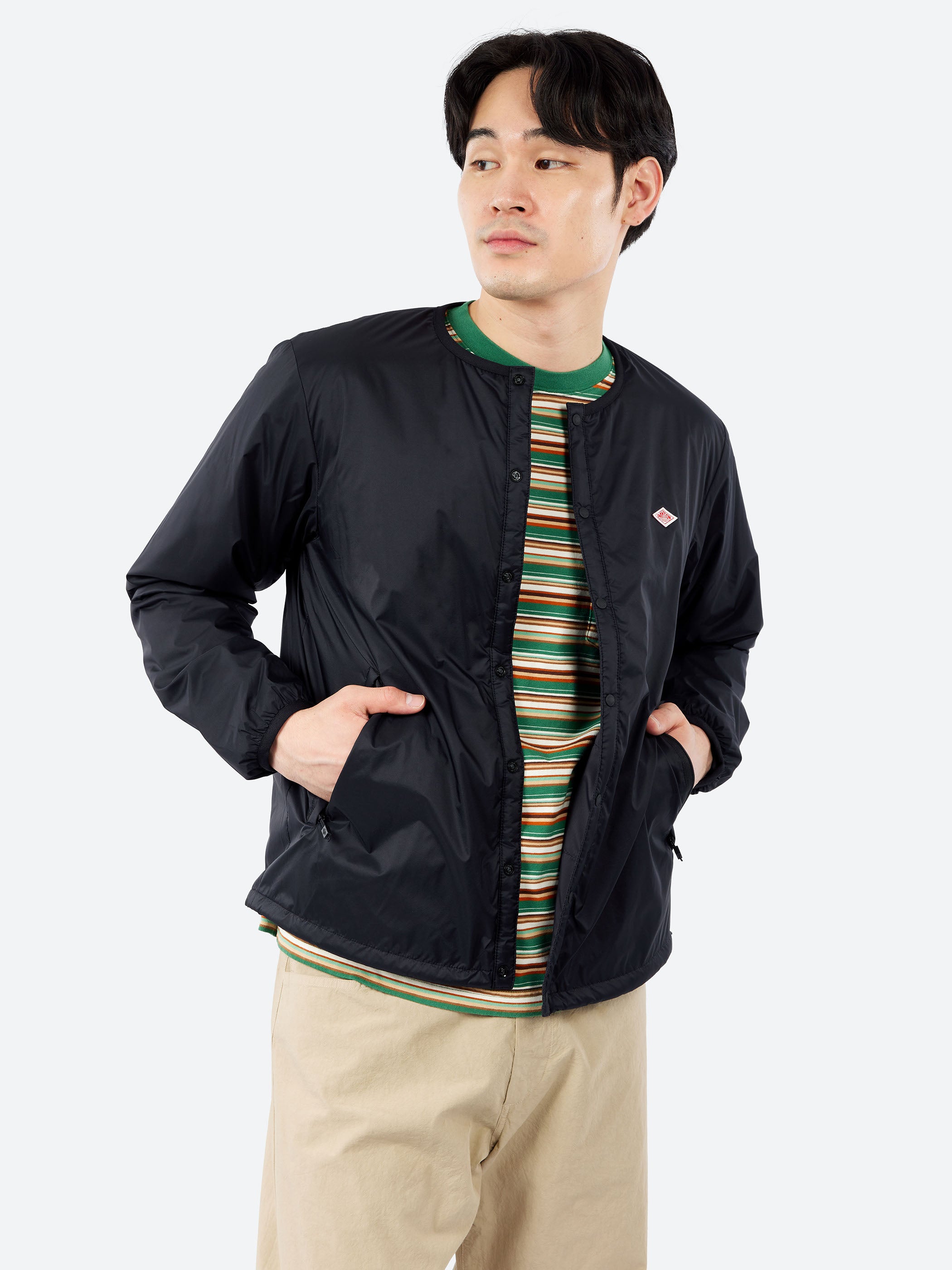 Men's Insulation Collarless Jacket
