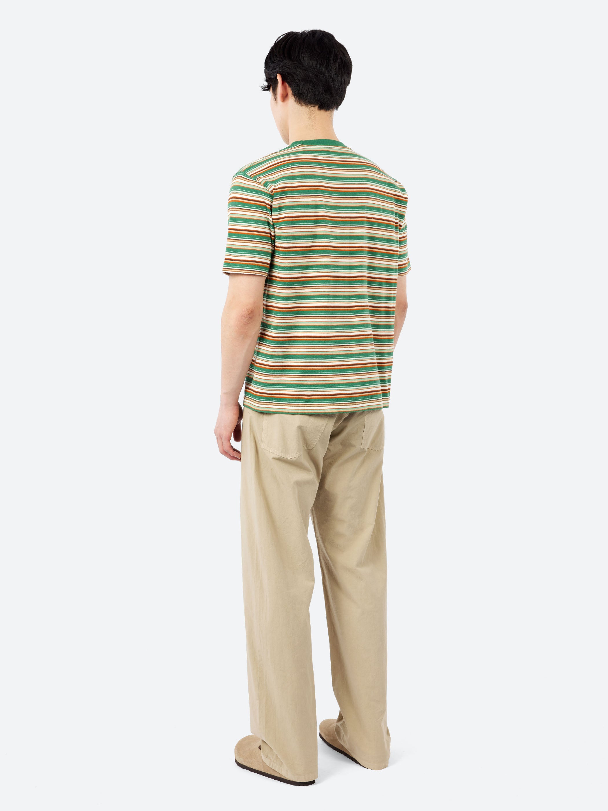 Pocket Tee Multi Stripe Tee