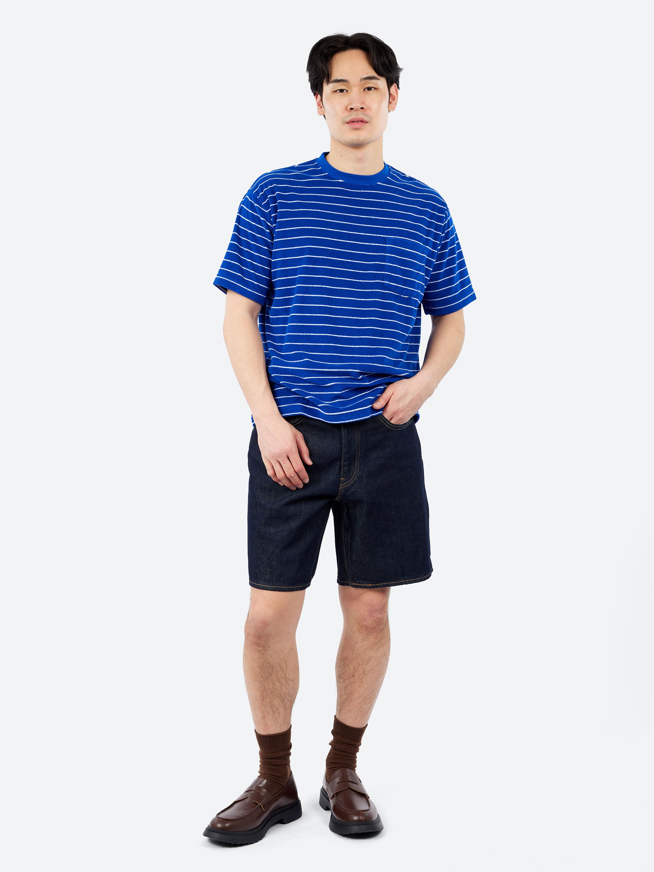 Pocket Tee Pile Stripe