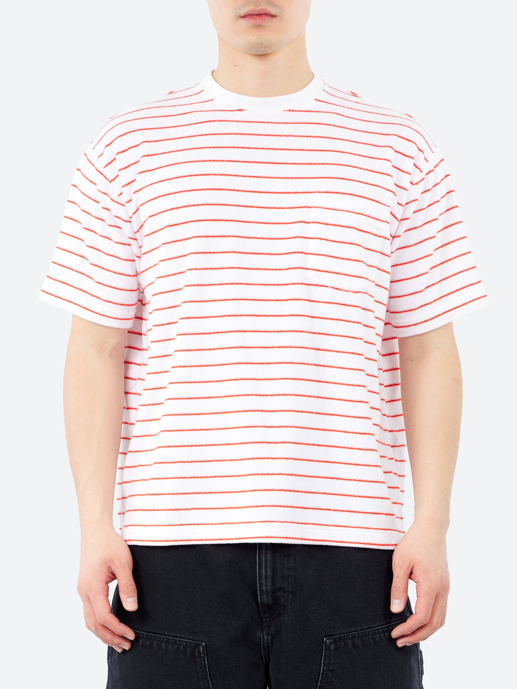 Pocket Tee Pile Stripe